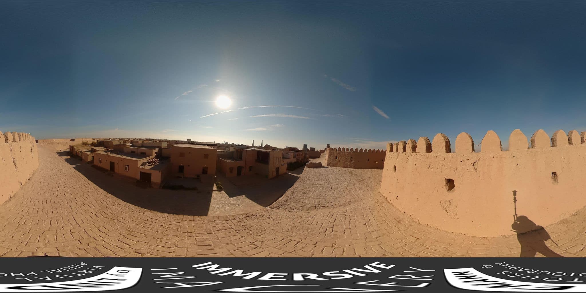 Street view near Hotel Sitarabonu, Xiva — © l1ndemann (CC BY-SA · Mapillary)