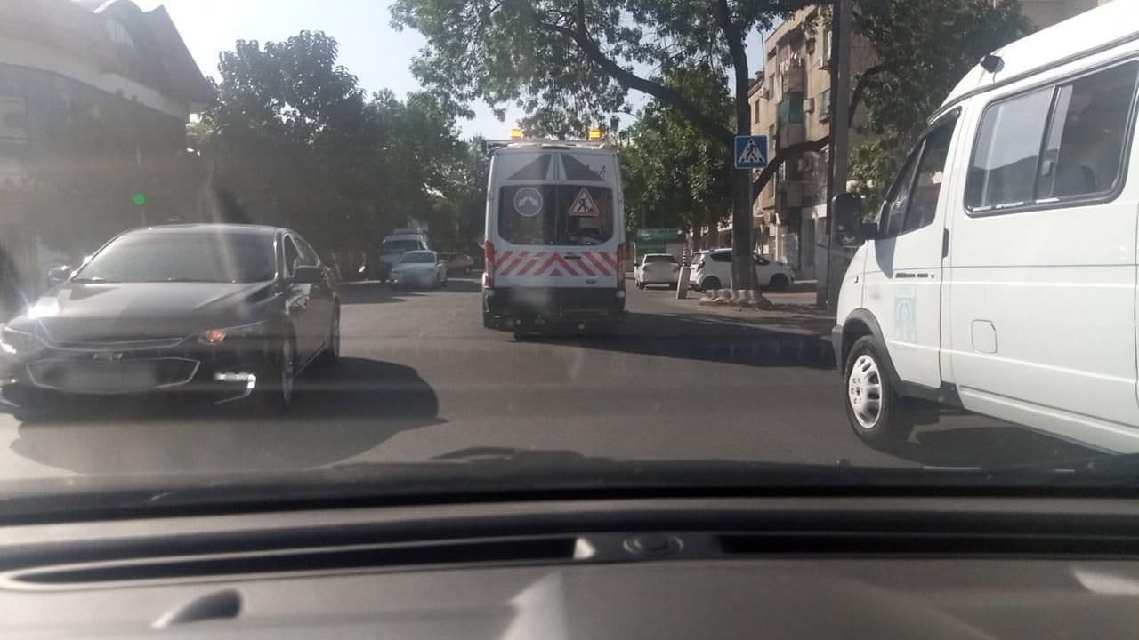 Street view near Doppi hostel, Tashkent