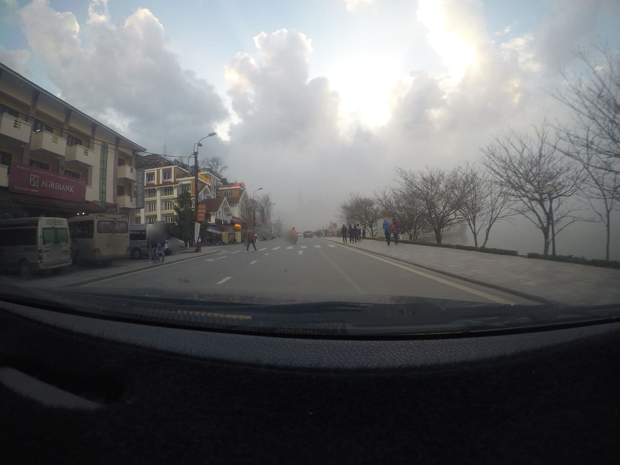 Street view near North Star Hotel, Sa Pa