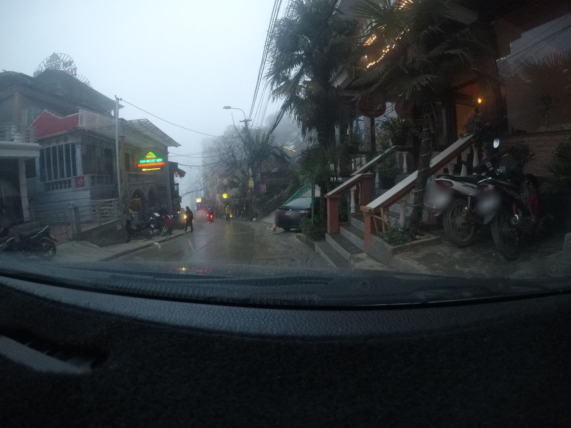 Street view near Cat Cat Hotel, Sa Pa