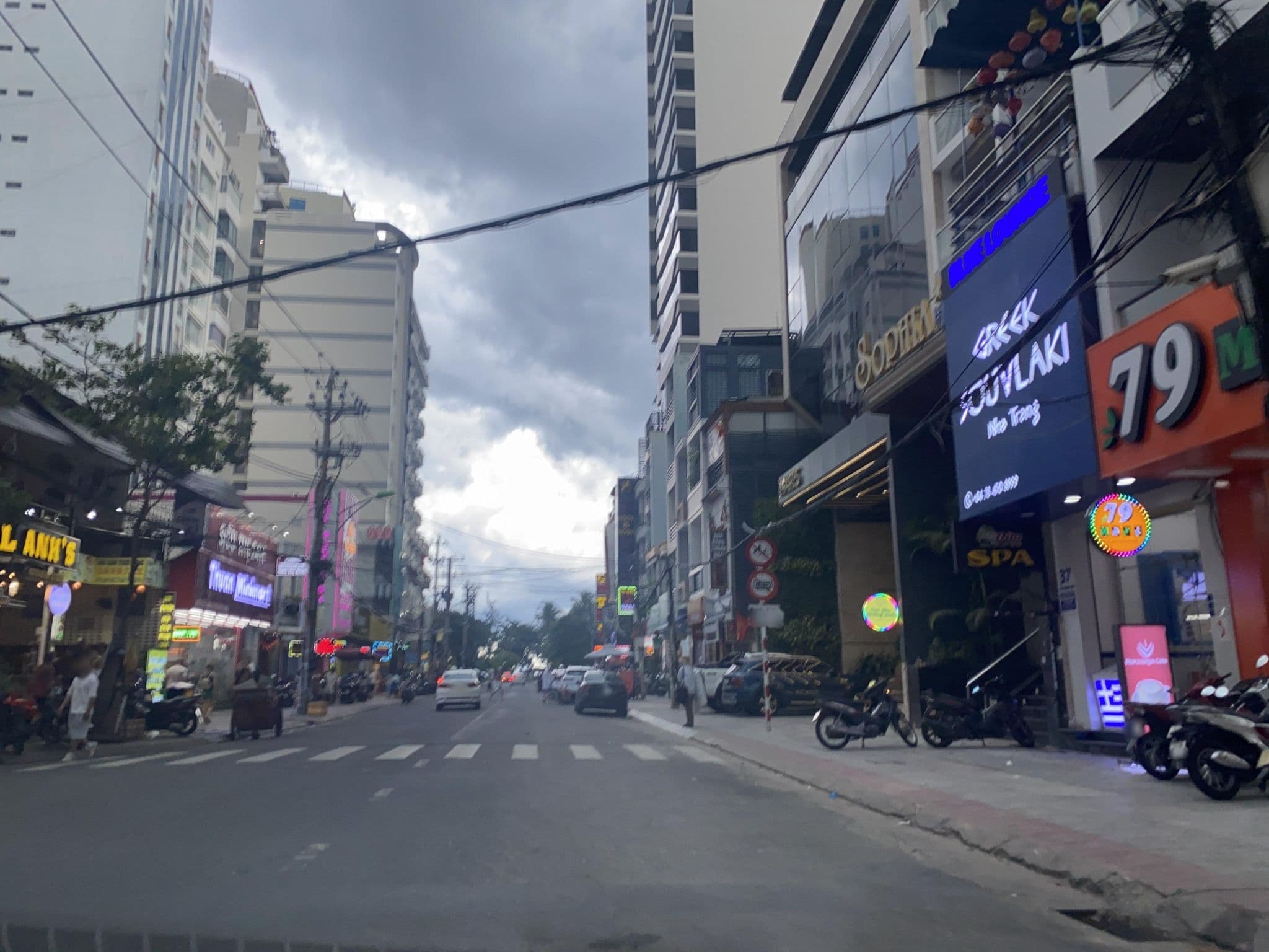 Street view near Golden Summer, Nha Trang