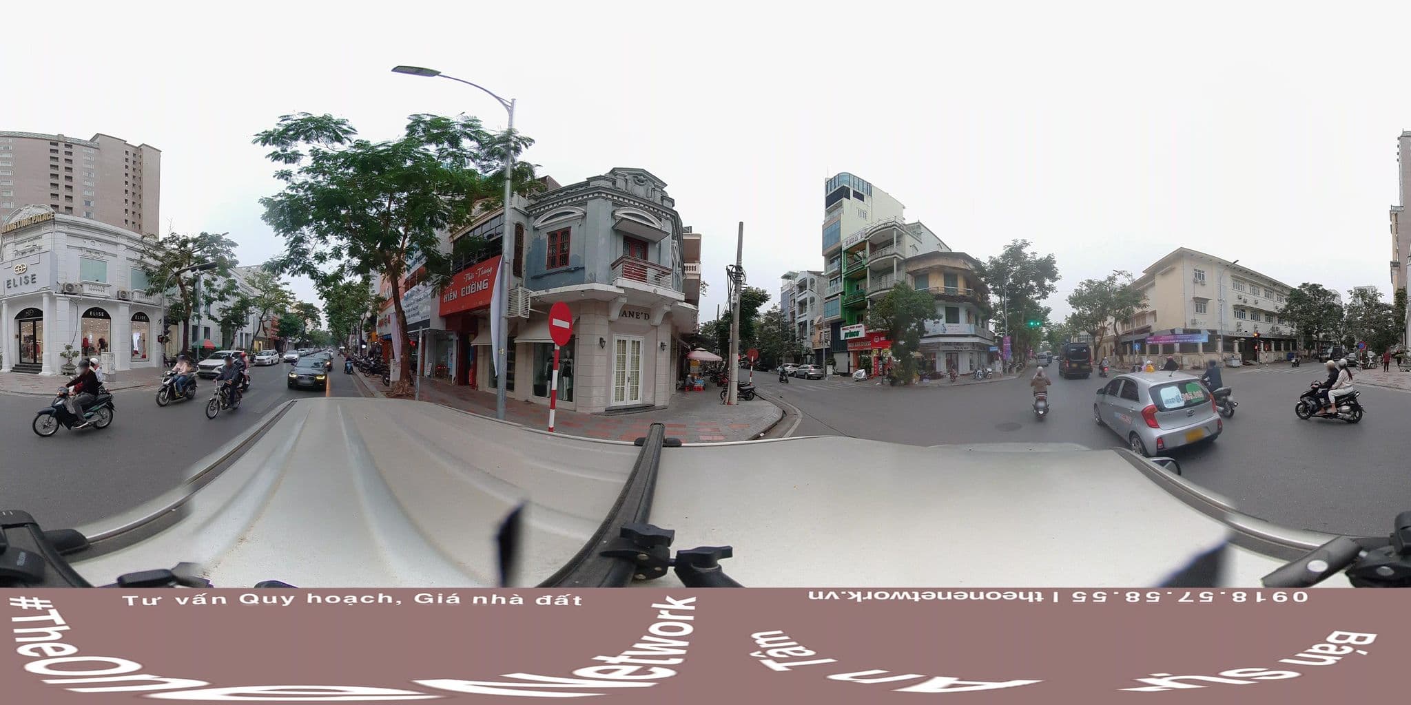 Street view near Hoàng Long Hotel, Haiphong — © theonenetwork (CC BY-SA · Mapillary)