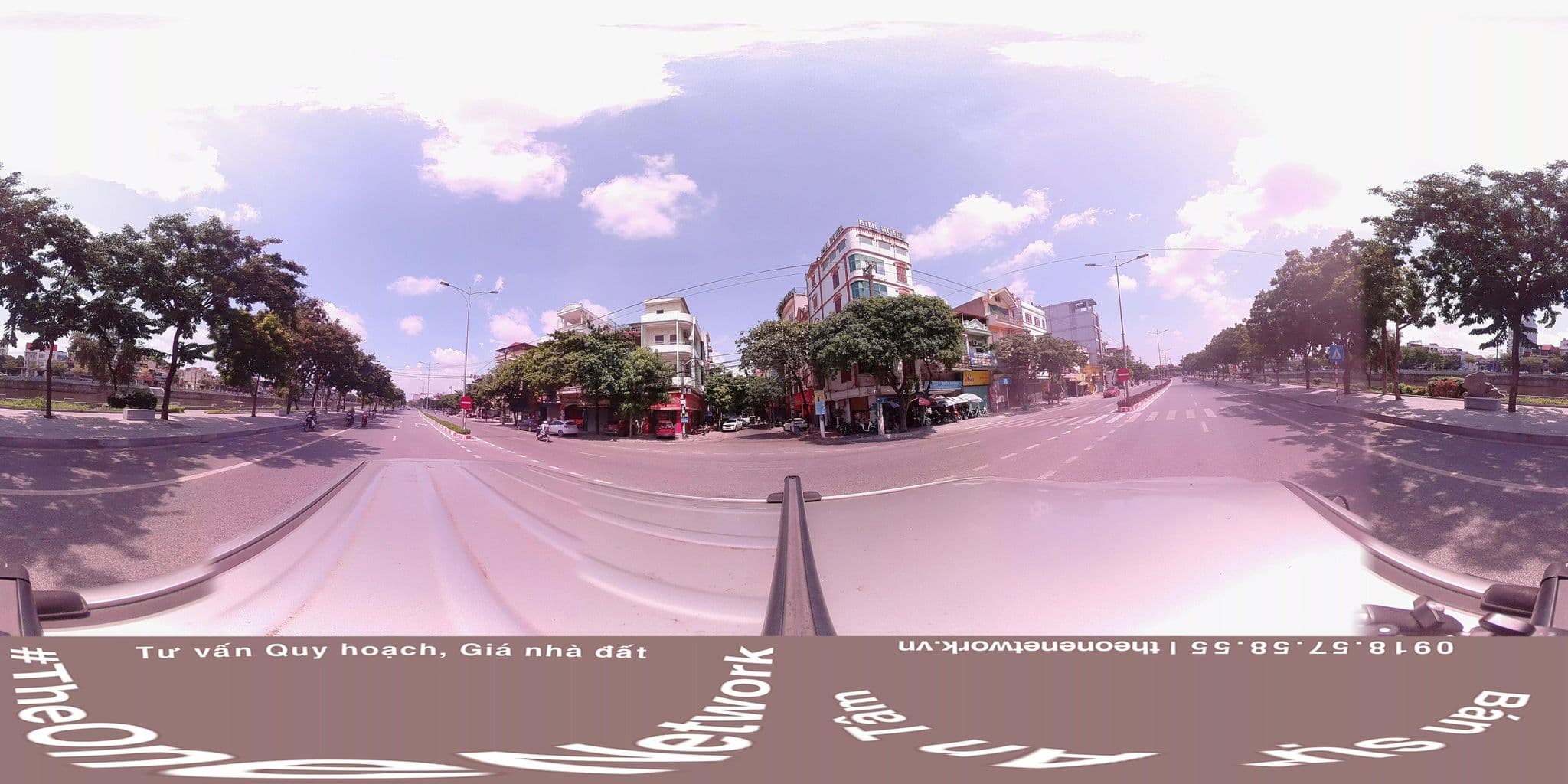 Street view near Hồng Ngọc Hotel, Ninh Bình