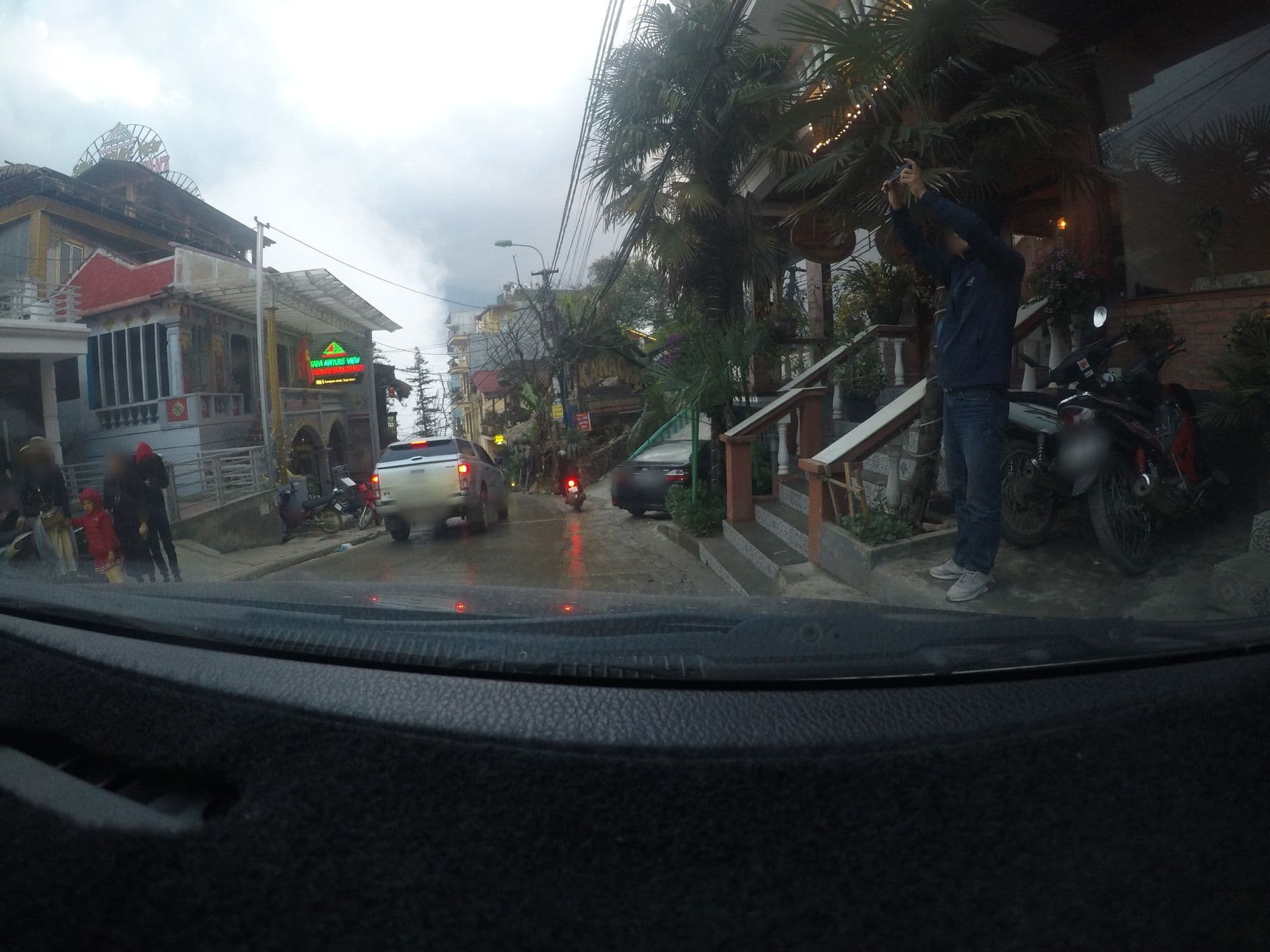 Street view near Enjoy Sapa Hostel, Sa Pa