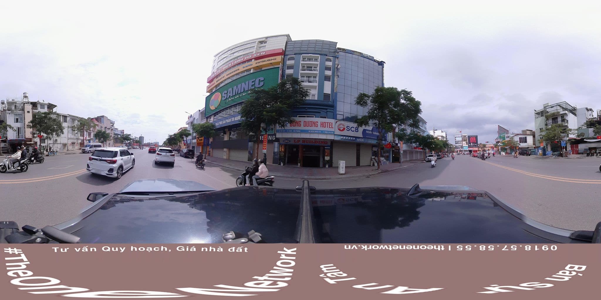 Street view near Dong Duong Hotel, Haiphong — © theonenetwork (CC BY-SA · Mapillary)