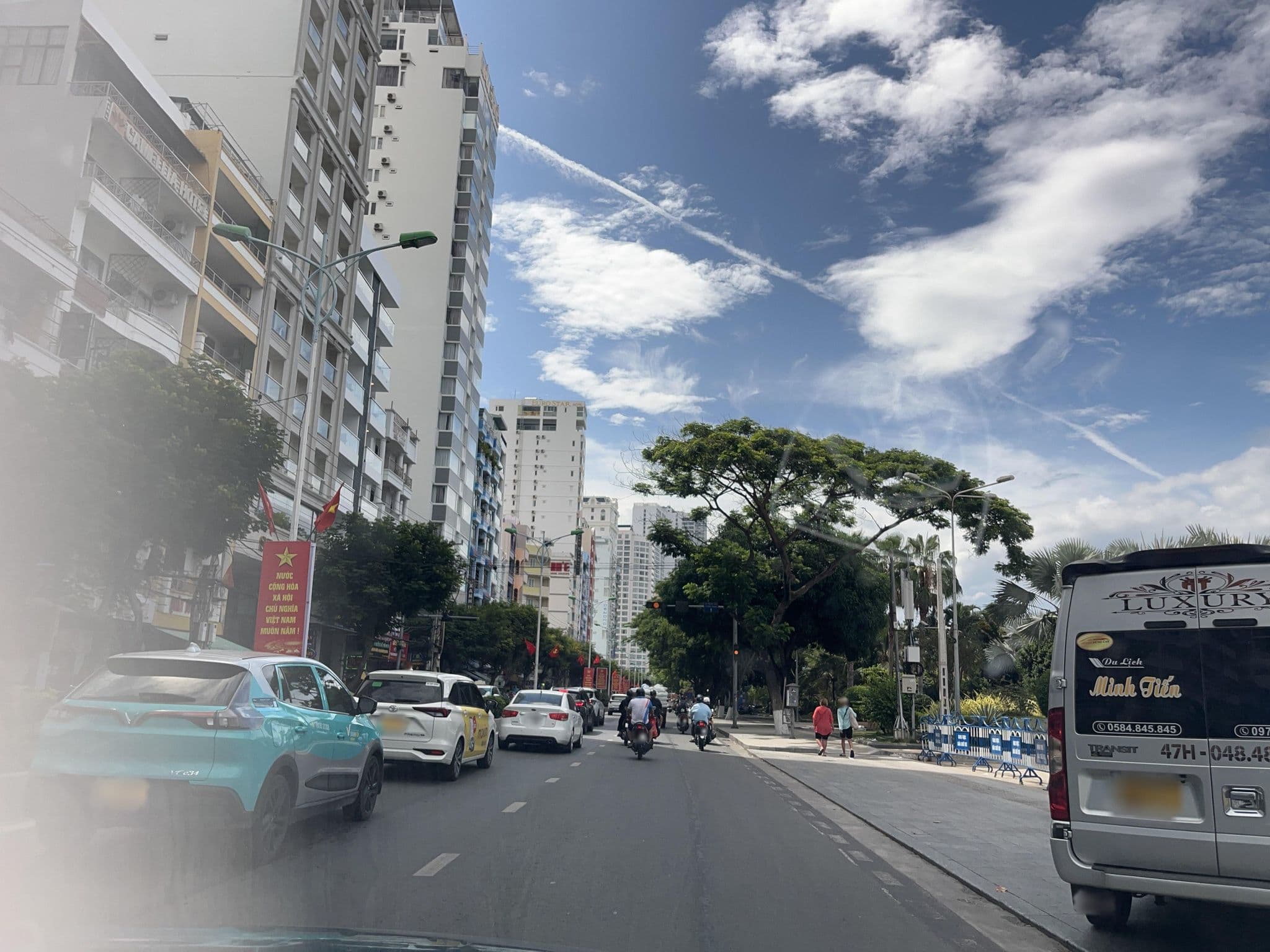 Street view near Nami hotel, Nha Trang — © DriveWithHoang (CC BY-SA · Mapillary)