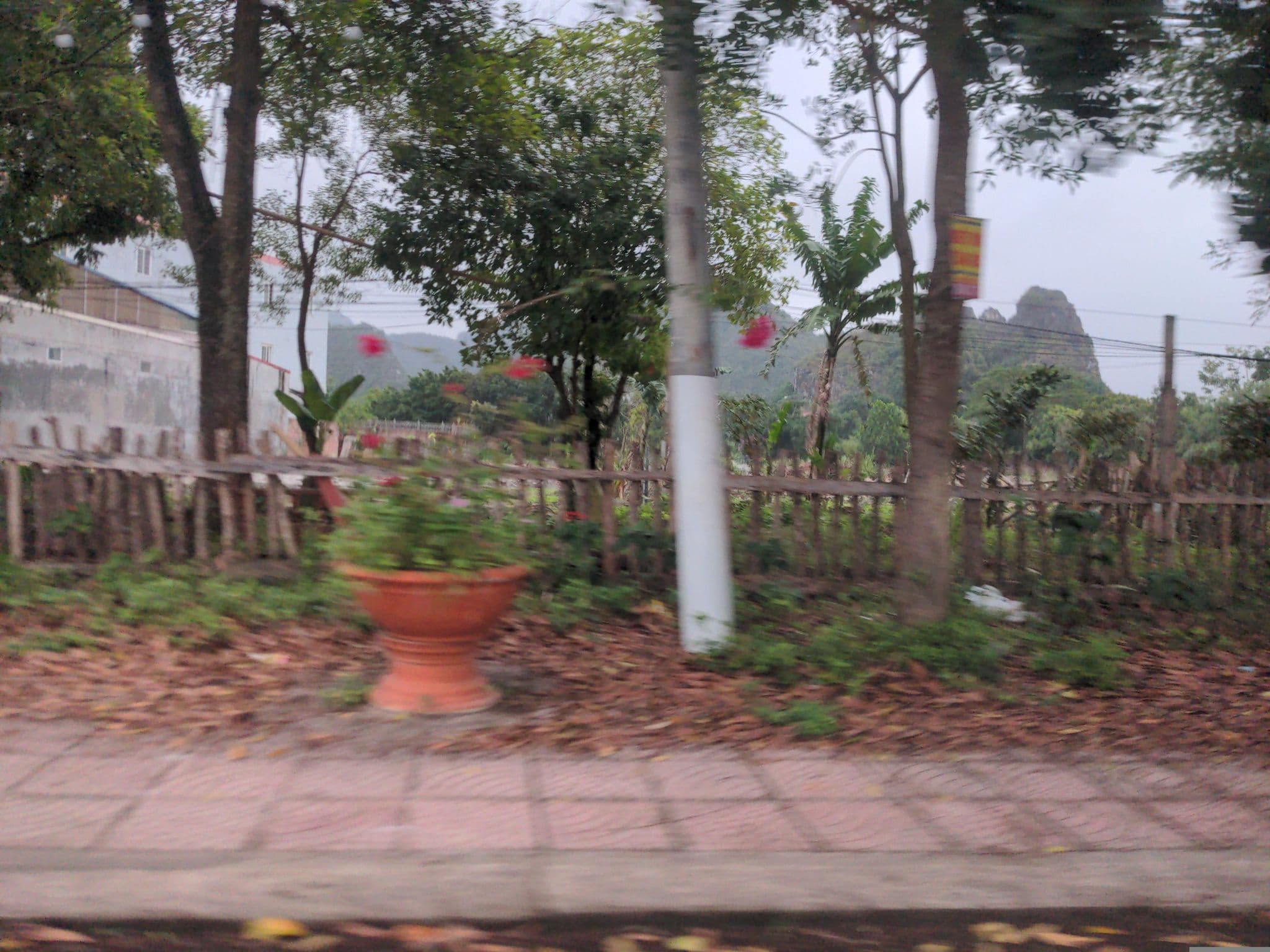 Street view near Thái Thuong Hotel, Ninh Bình
