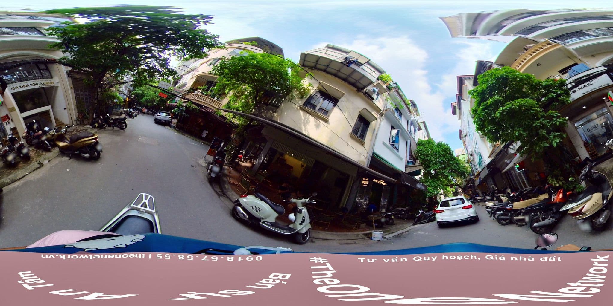 Street view near Pinky House, Đống Đa — © theonenetwork (CC BY-SA · Mapillary)