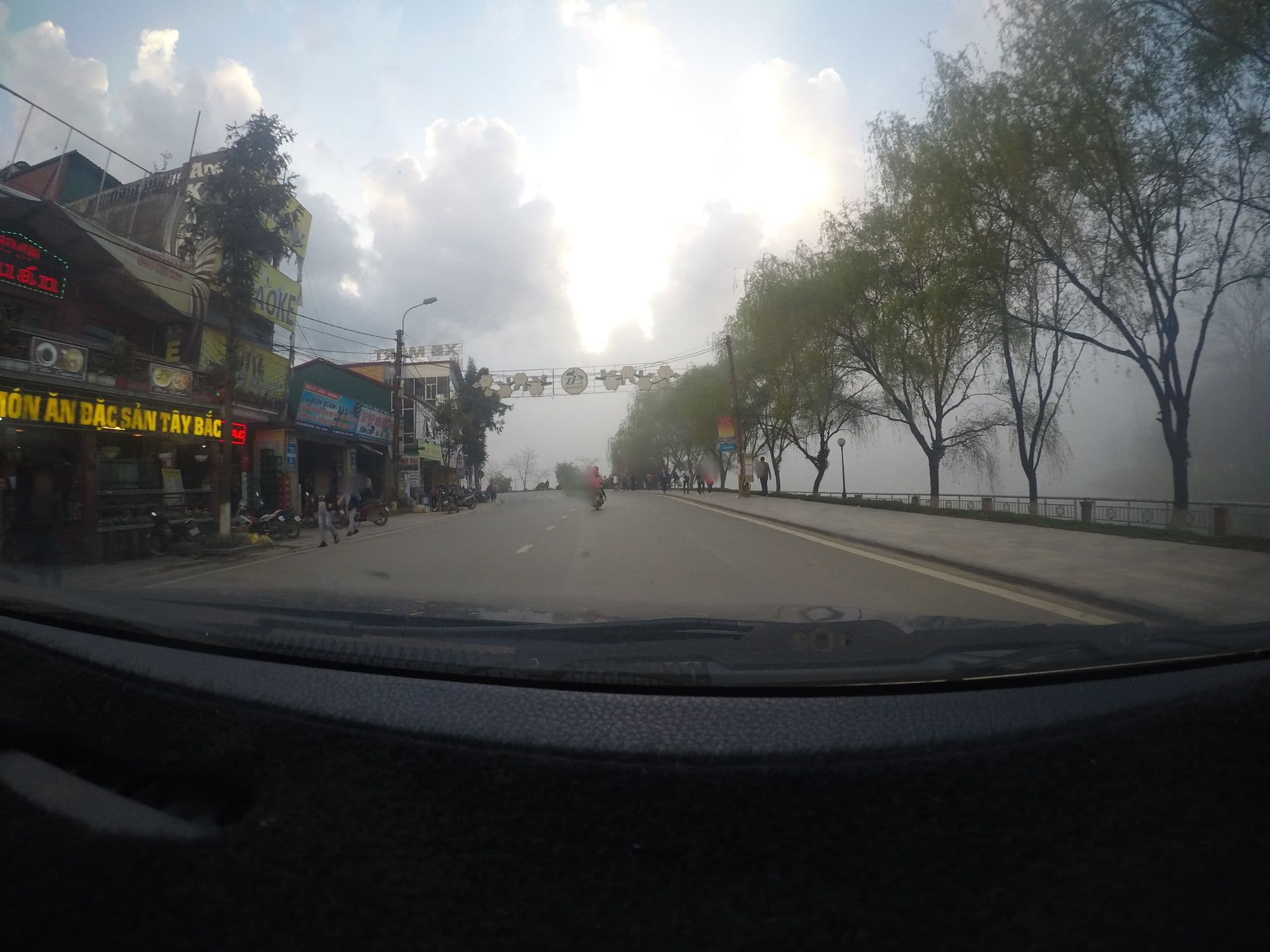 Street view near May Ho Hotel, Sa Pa