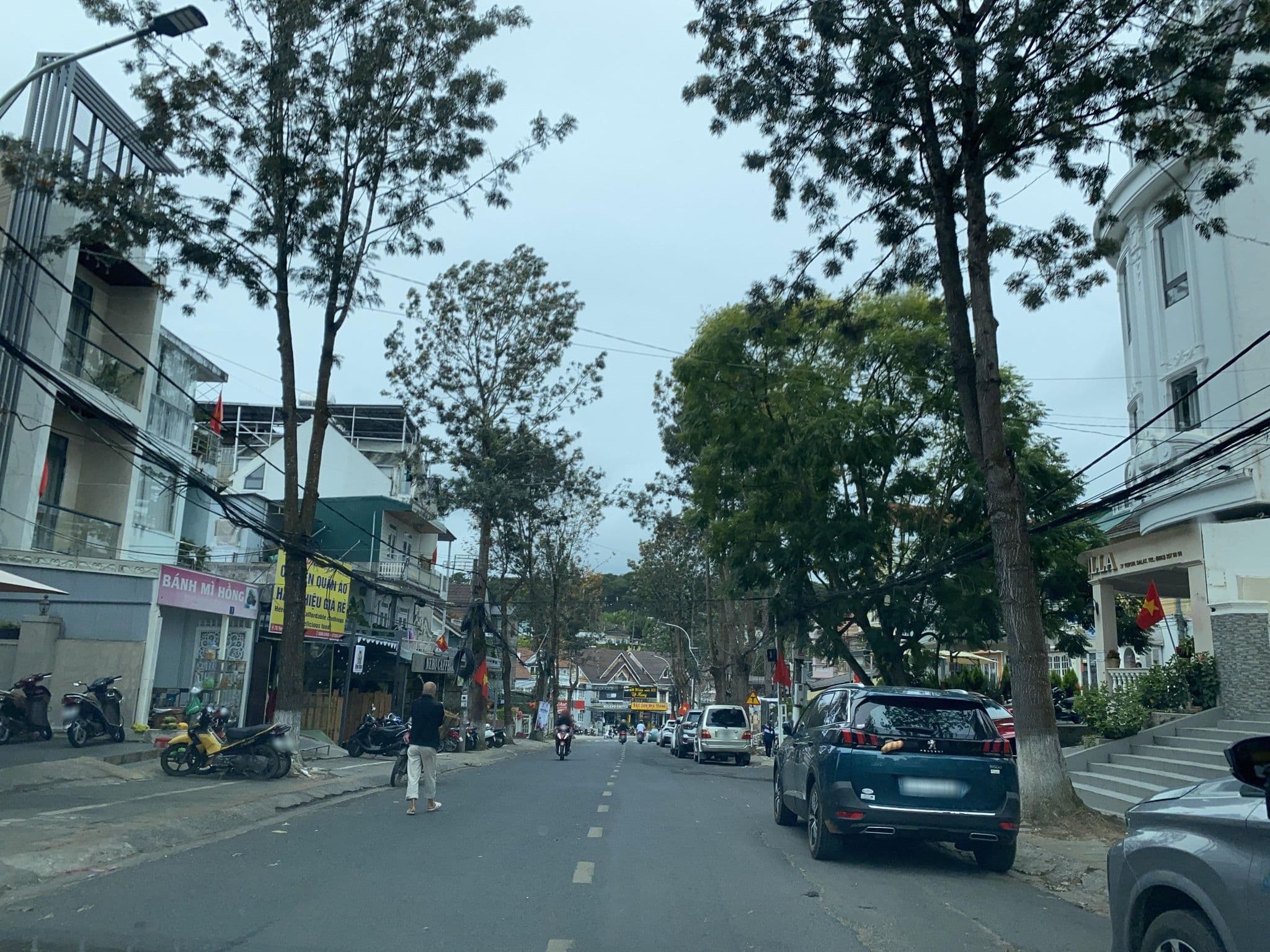 Street view near Le Hoang Villa, Ðà Lạt