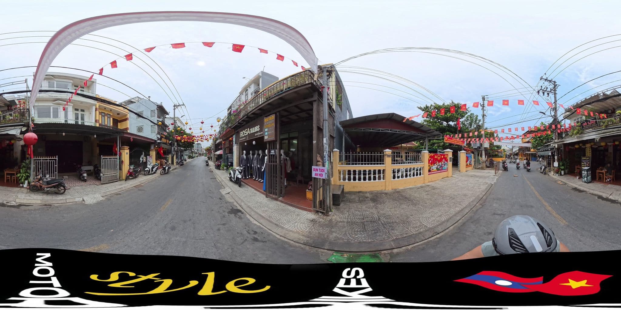 Street view near Bong’s house homestay, Hoi An