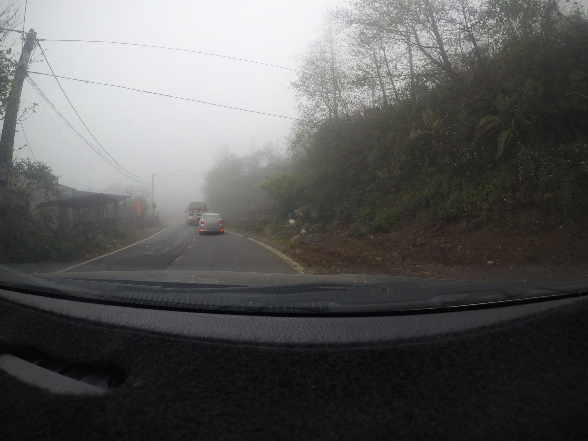 Street view near Nha Khach Guest House, Sa Pa