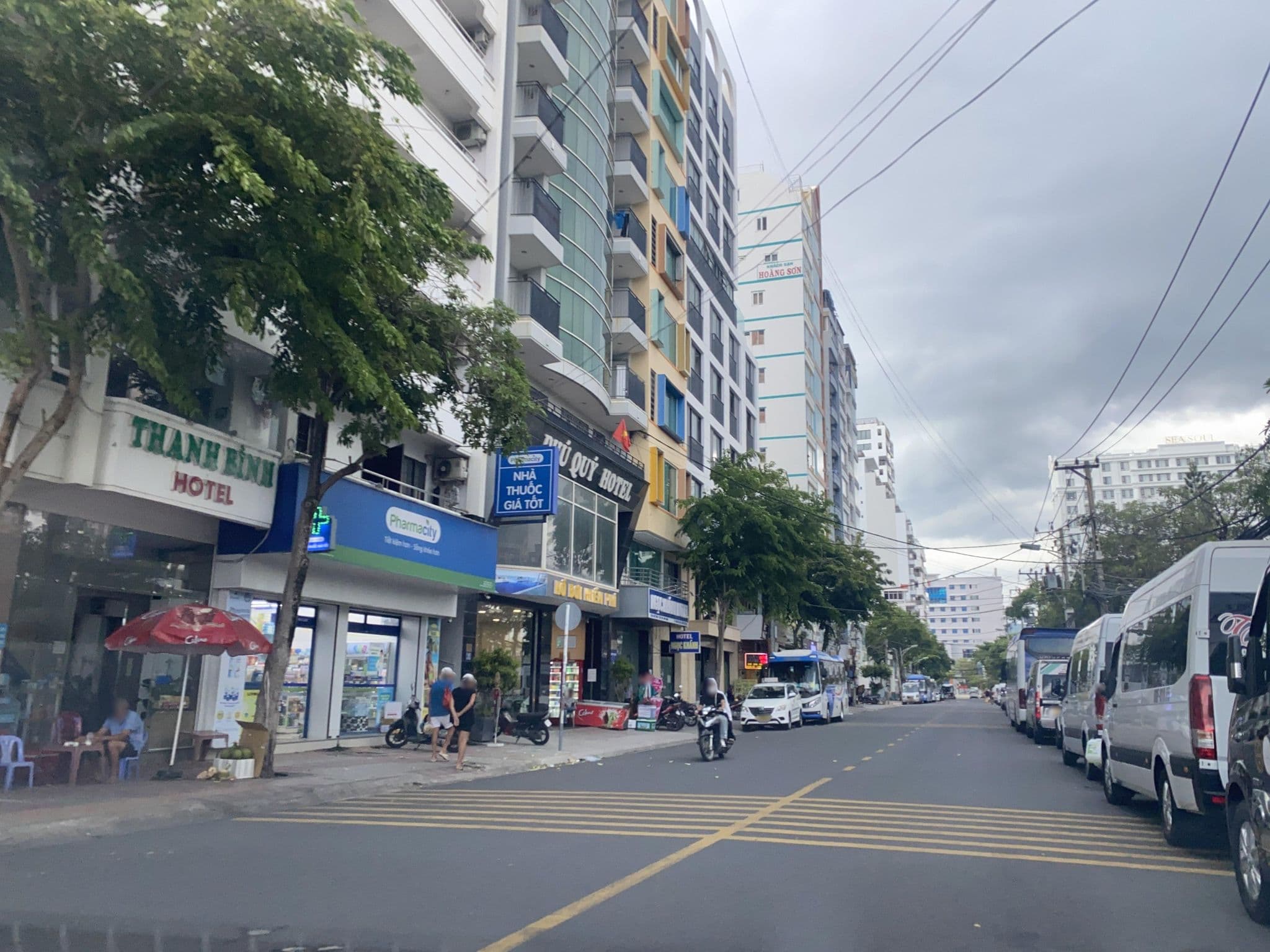 Street view near Glory hotel, Nha Trang