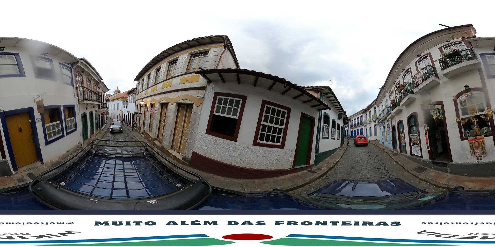 Street view near History Hostel, Ouro Preto — © MuitoAlemdasFronteiras (CC BY-SA · Mapillary)