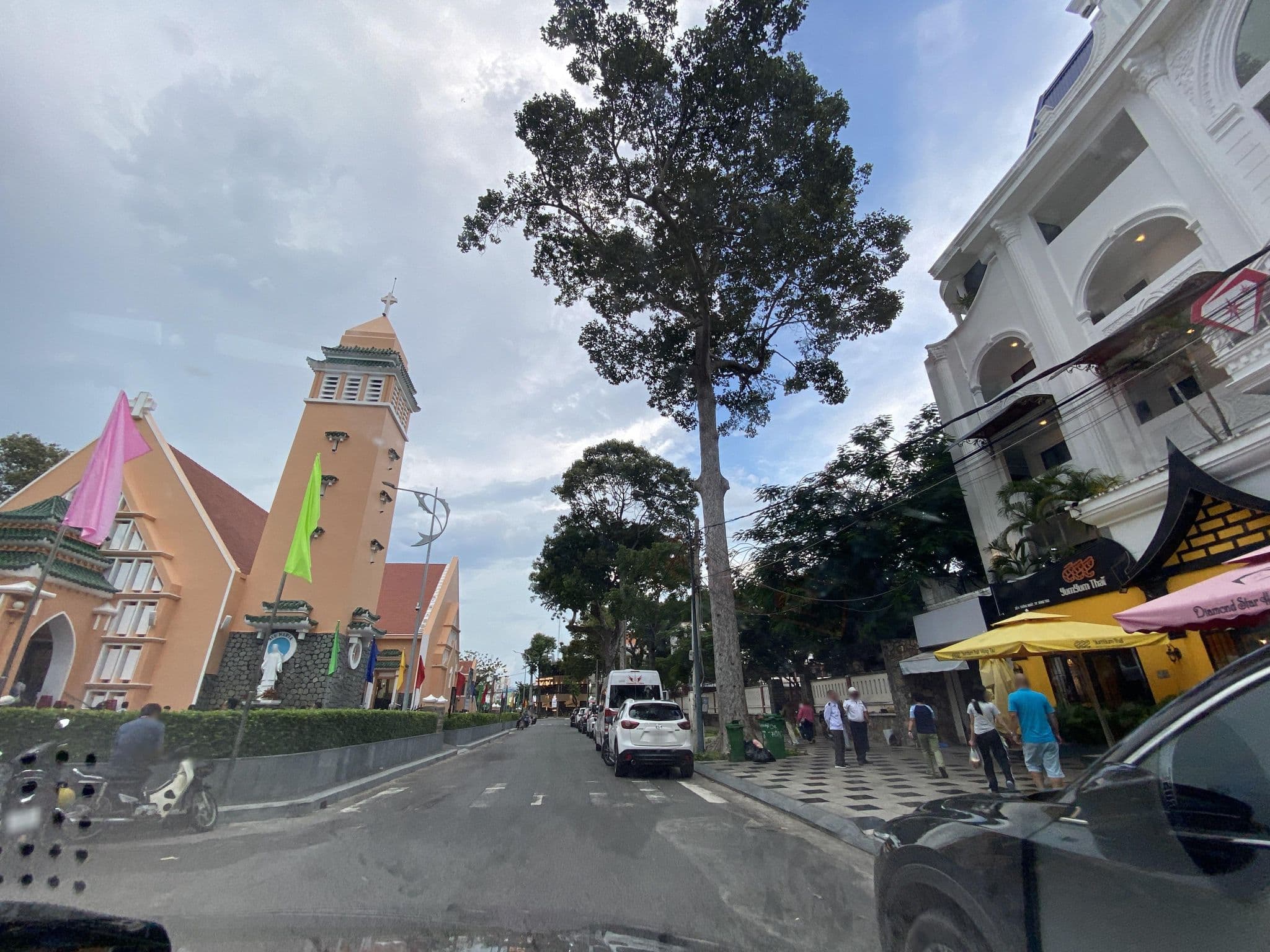 Street view near Diamond Star Hotel, Vũng Tàu