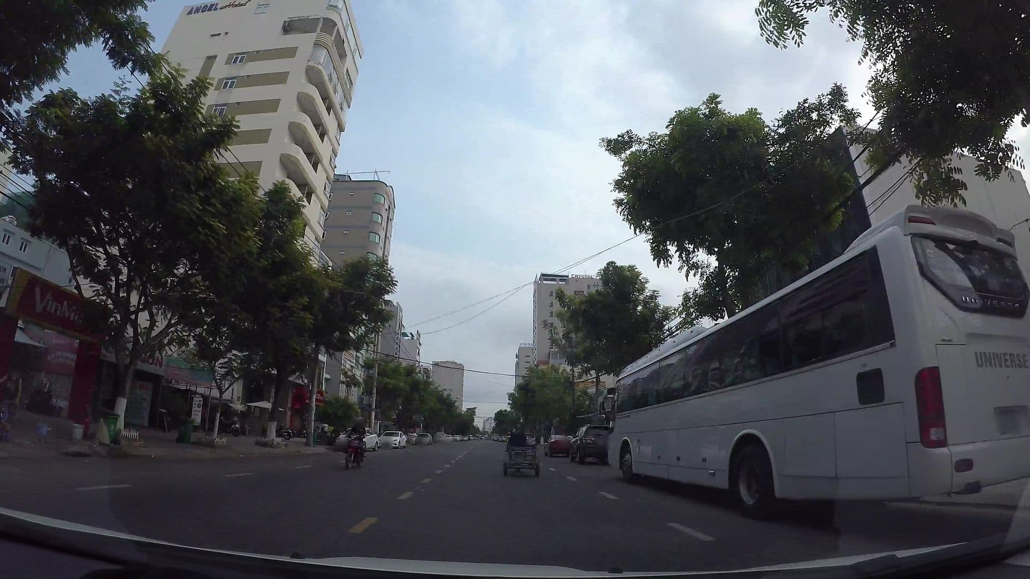 Street view near The Legend Hotel, An Hải