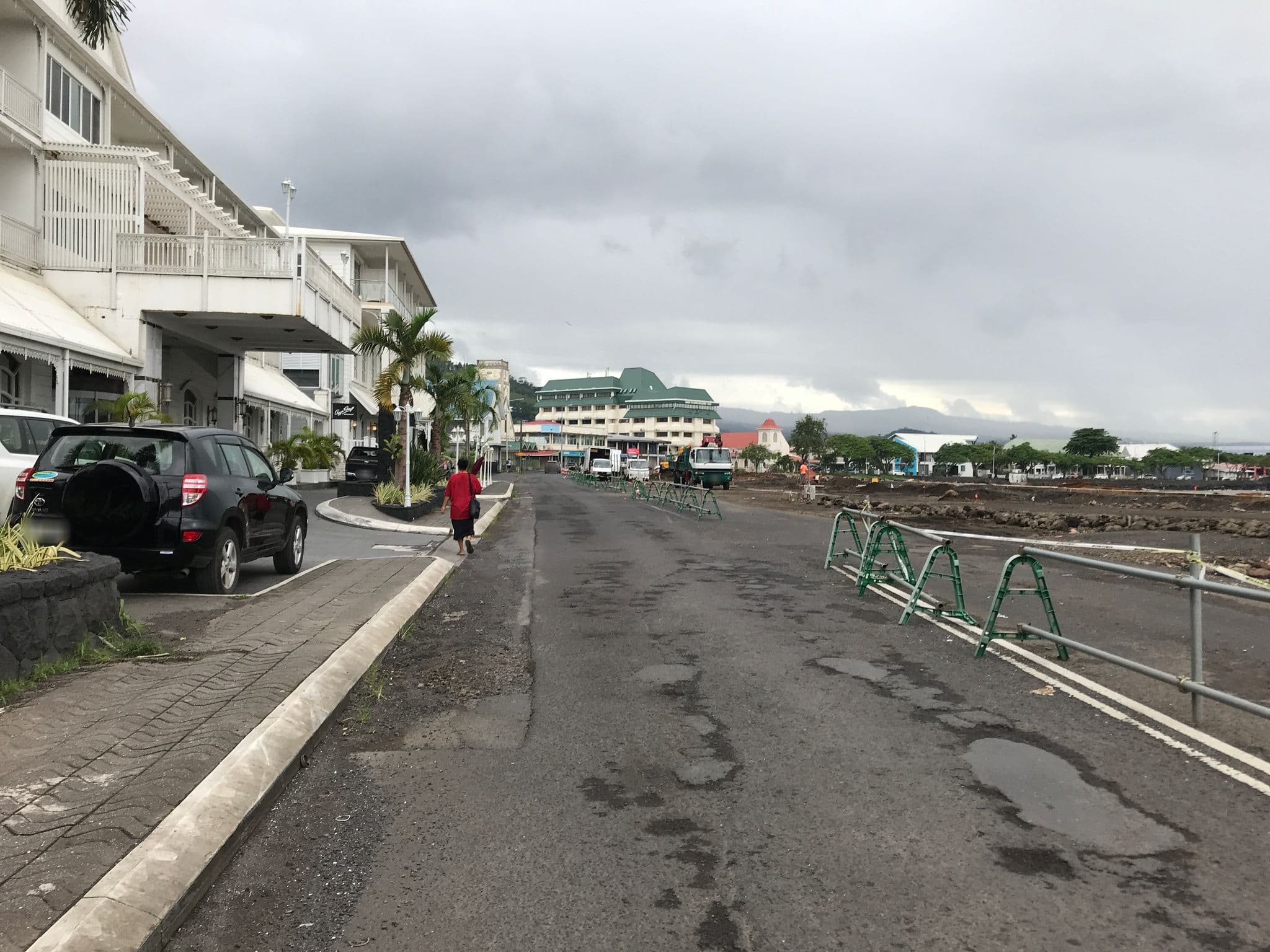 Street view near Aggie Grey's Hotel and Bungalows, Apia — © naokiosaka (CC BY-SA · Mapillary)