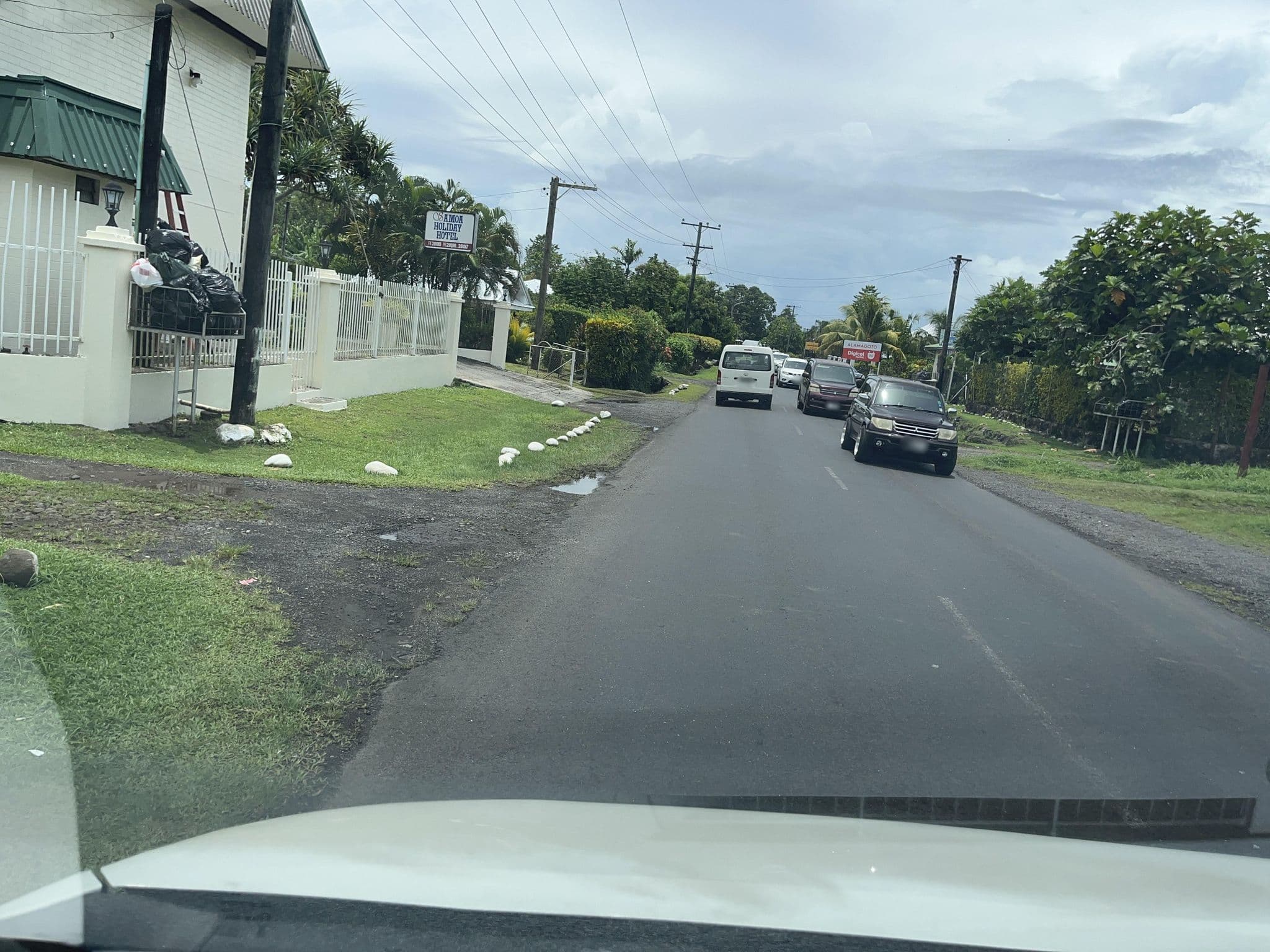 Street view near Samoa Holiday Hotel, Vaimoso — © naokiosaka (CC BY-SA · Mapillary)