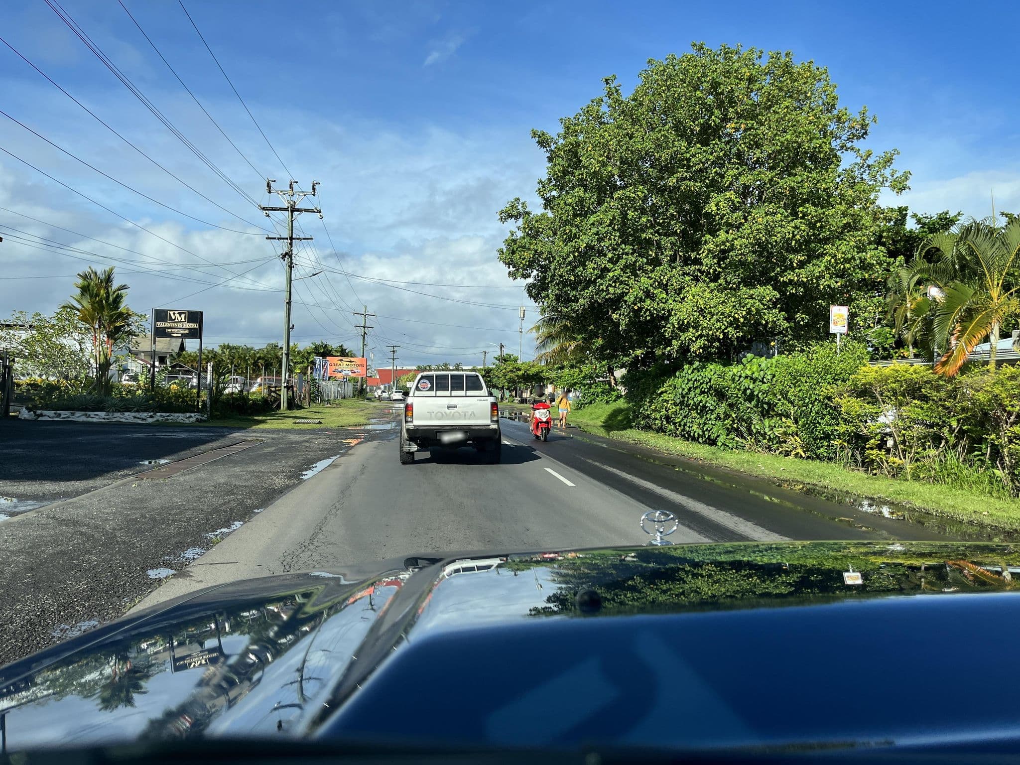 Street view near The White House Samoa, Vaimoso — © naokiosaka (CC BY-SA · Mapillary)