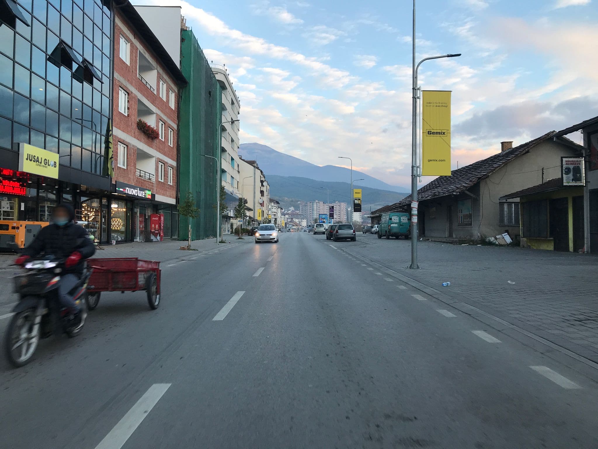 Street view near Hotel Jusaj, Pejë — © genti1610 (CC BY-SA · Mapillary)