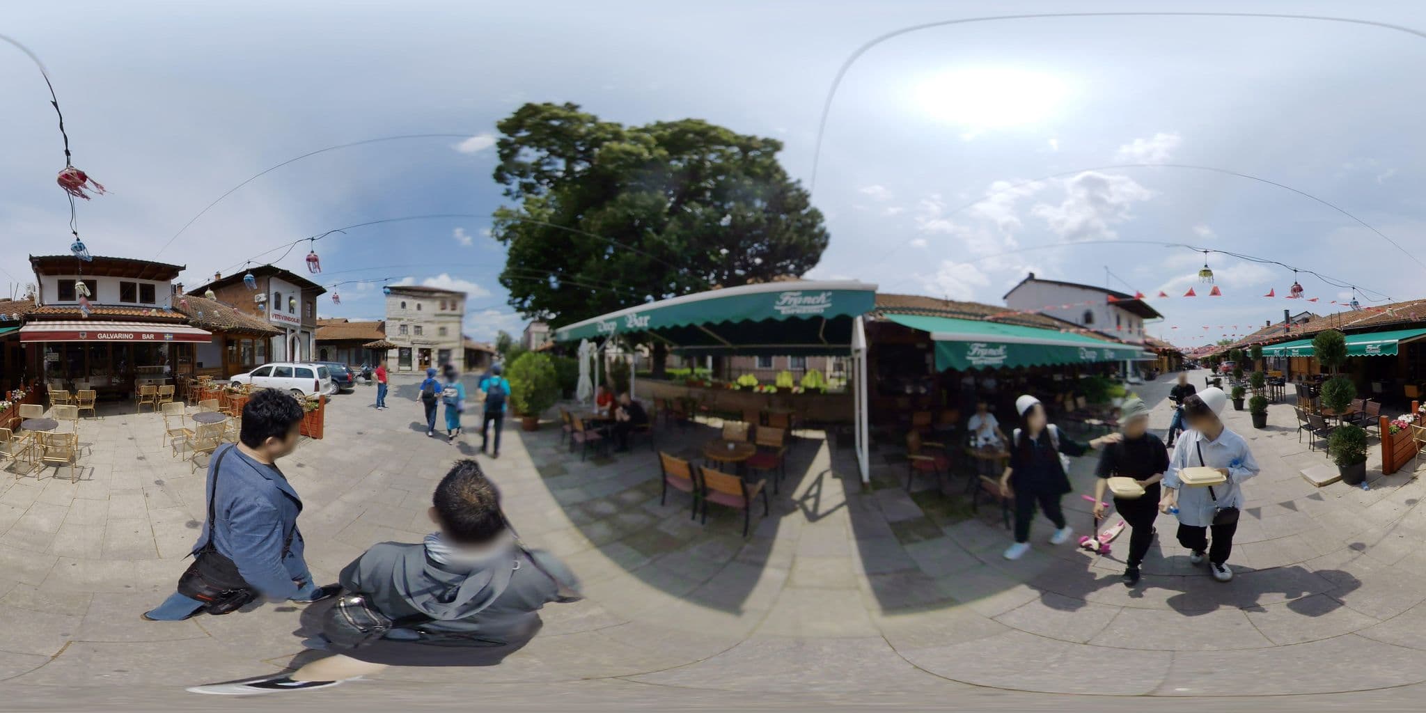 Street view near Hotel Çarshia e Jupave, Gjakovë — © mapconcierge (CC BY-SA · Mapillary)