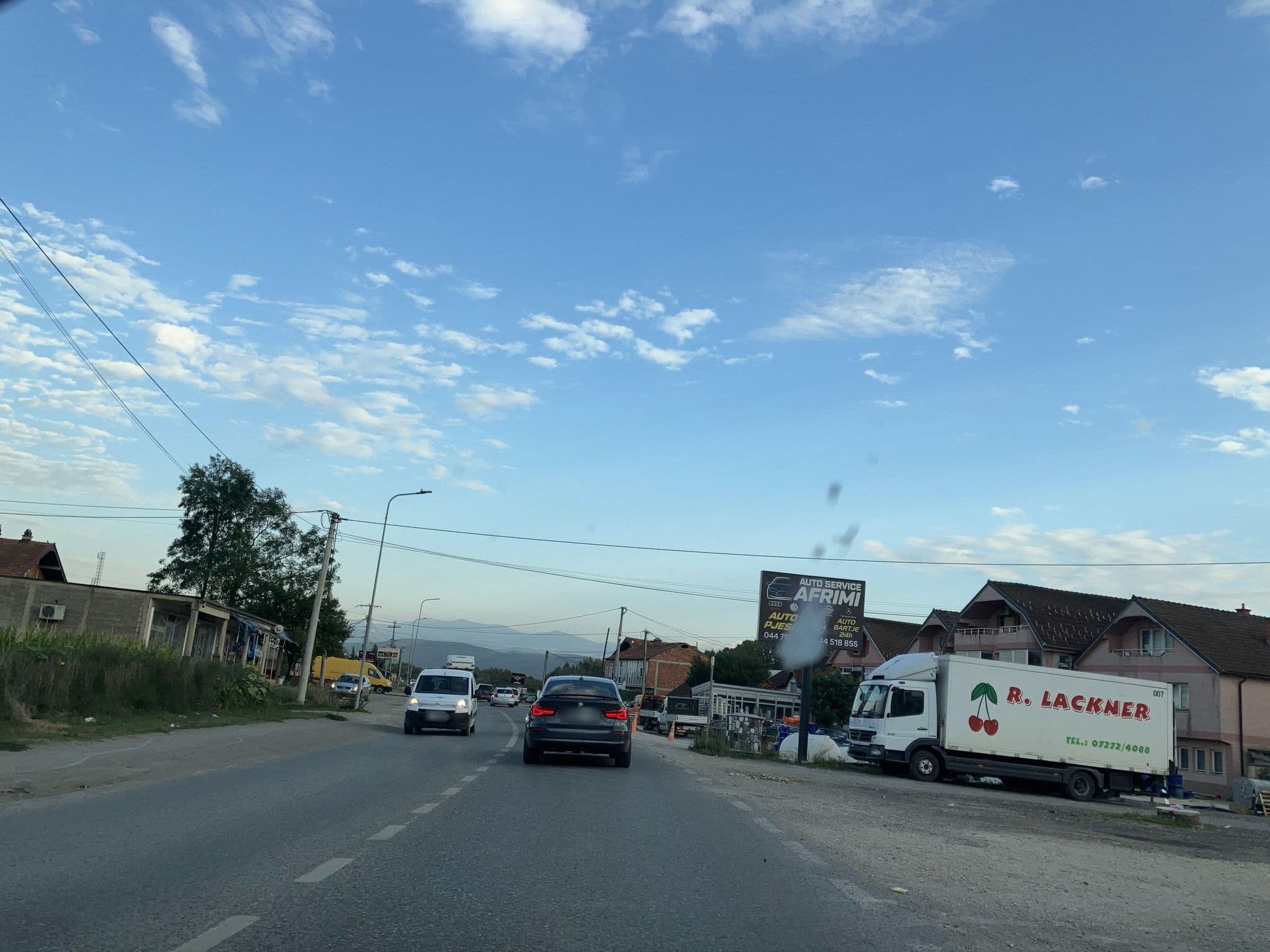 Street view near Hotel Kosova, Orahovac — © ardob11 (CC BY-SA · Mapillary)