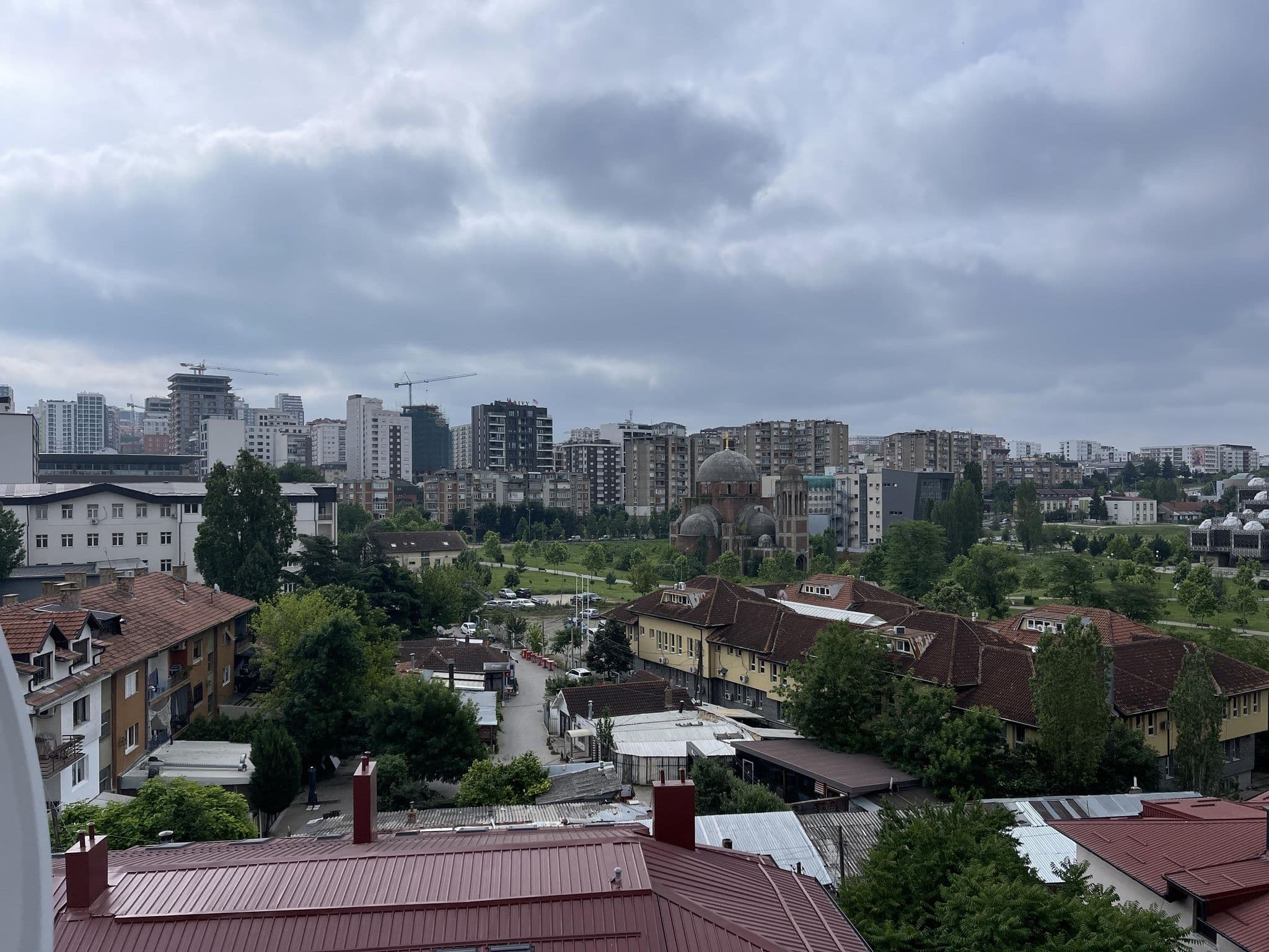 Street view near Leo's Apartment, Pristina