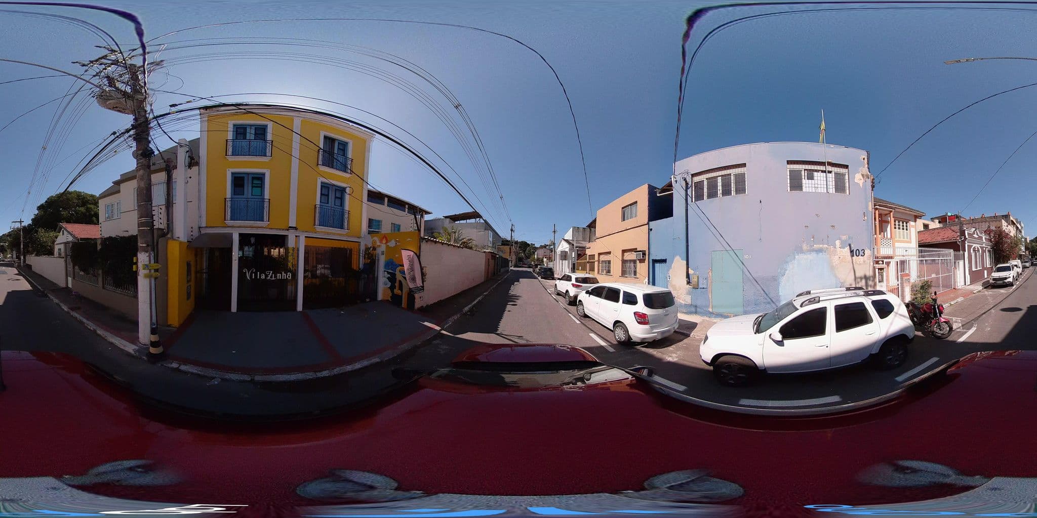 Street view near Pousada Vilazinha, Vila Velha — © patriid (CC BY-SA · Mapillary)