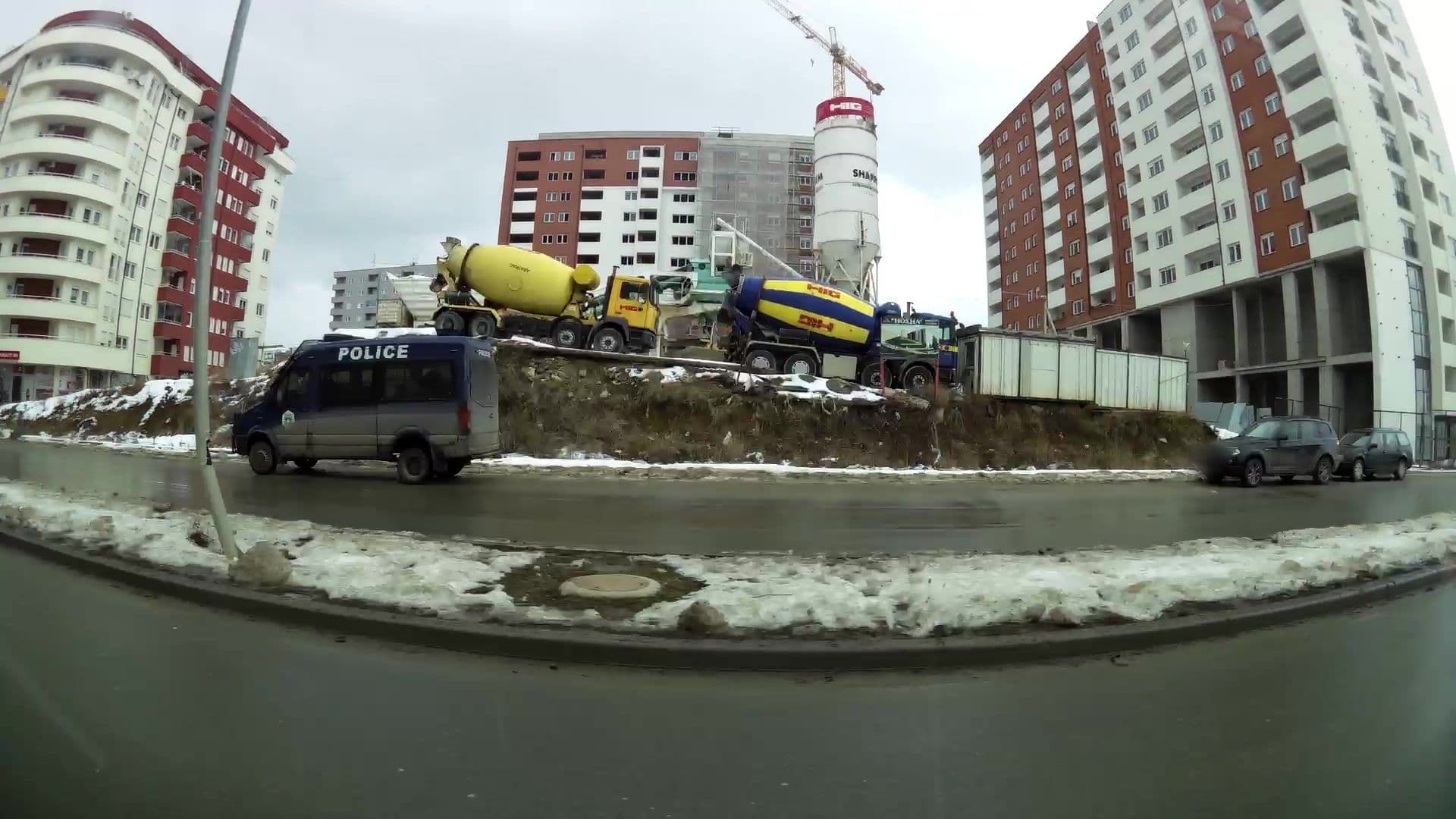 Street view near Hoxha invest group 2, Pristina