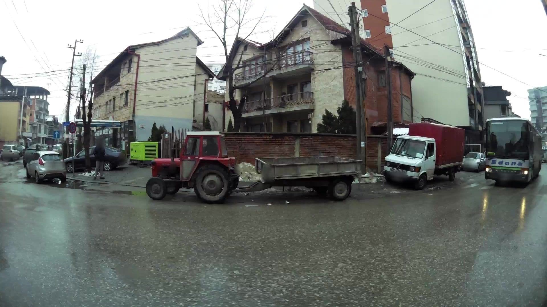 Street view near Hotel Prima, Pristina