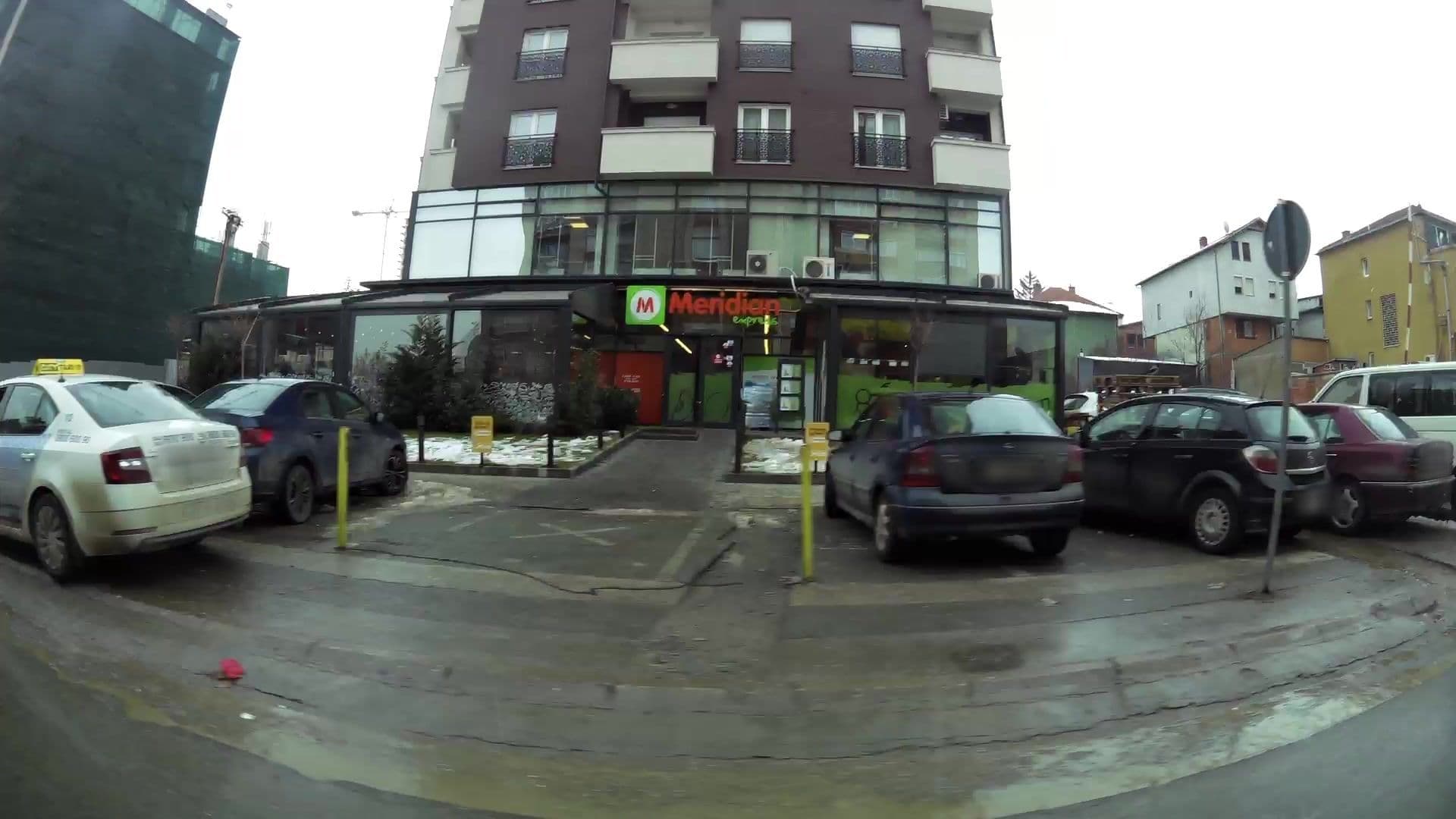 Street view near Soho Apartments, Pristina