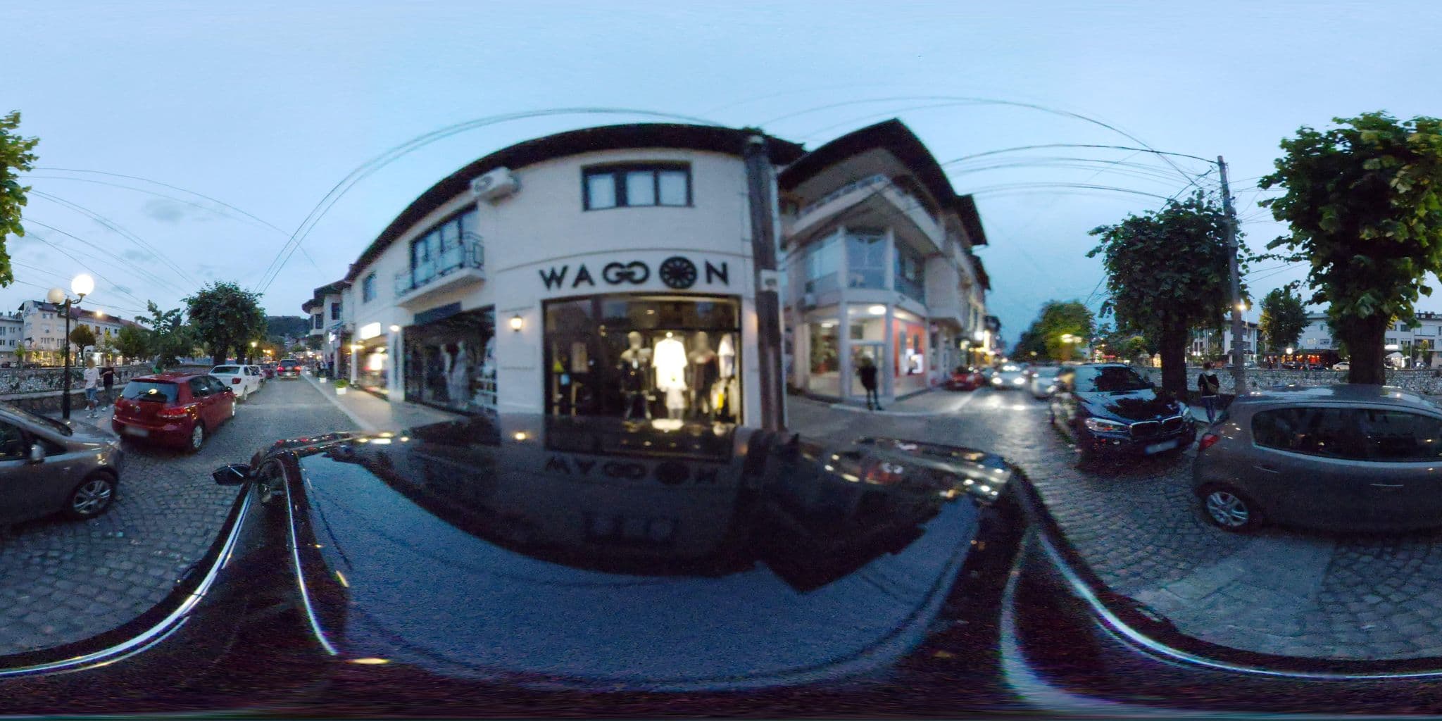 Street view near Hotel Triumf, Prizren — © mapconcierge (CC BY-SA · Mapillary)