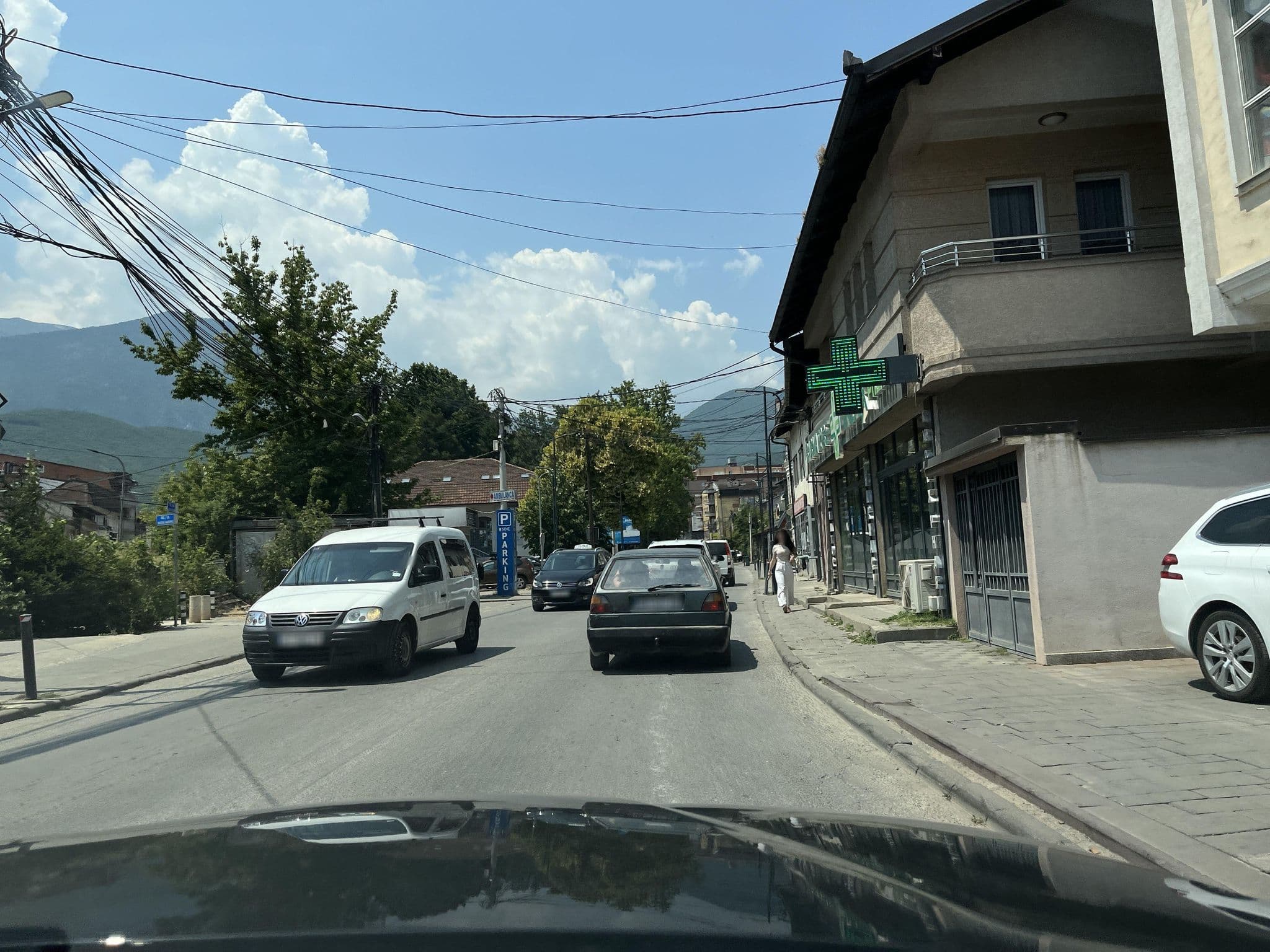 Street view near Doa Boutique Hotel, Pejë — © skromalee (CC BY-SA · Mapillary)