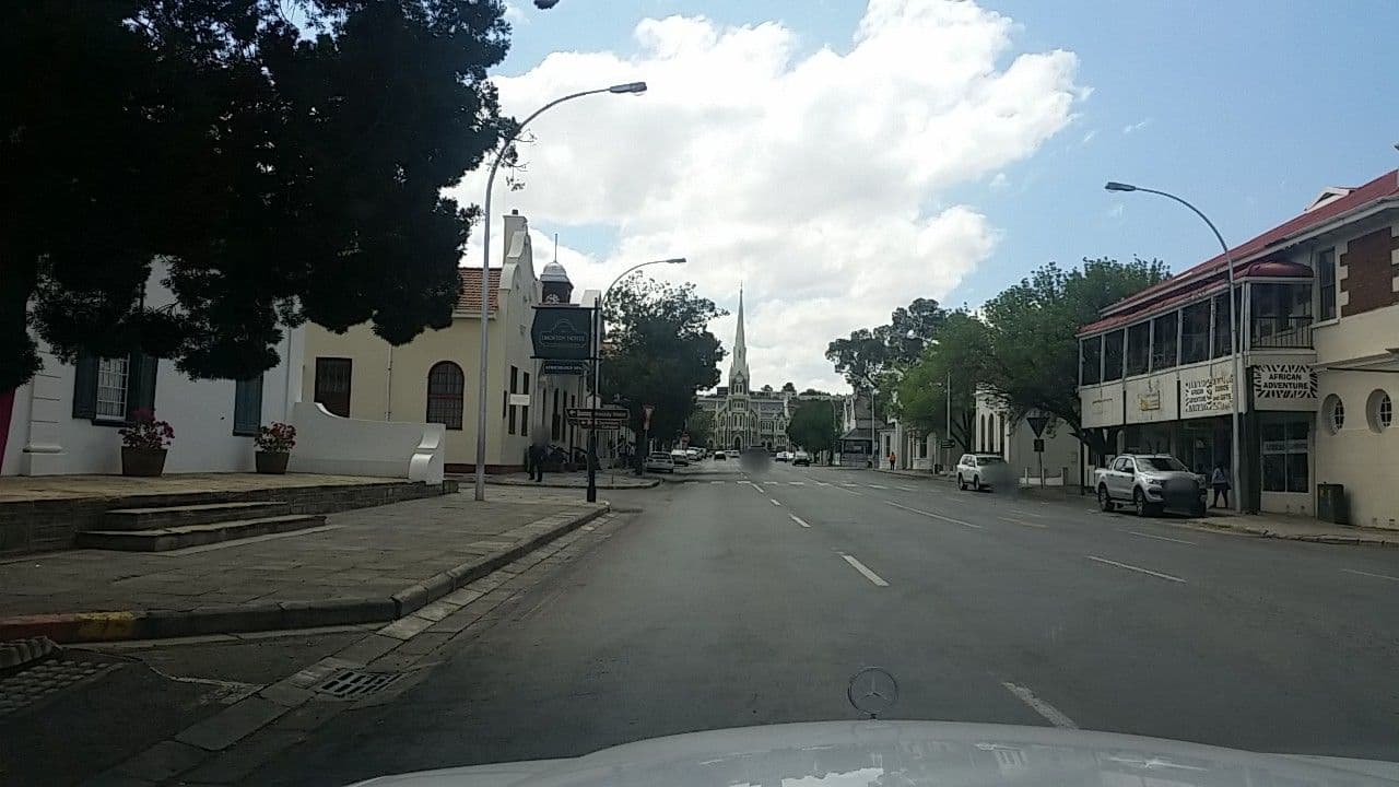 Street view near Drostdy Hotel, Graaff Reinet — © patrick_dalais (CC BY-SA · Mapillary)