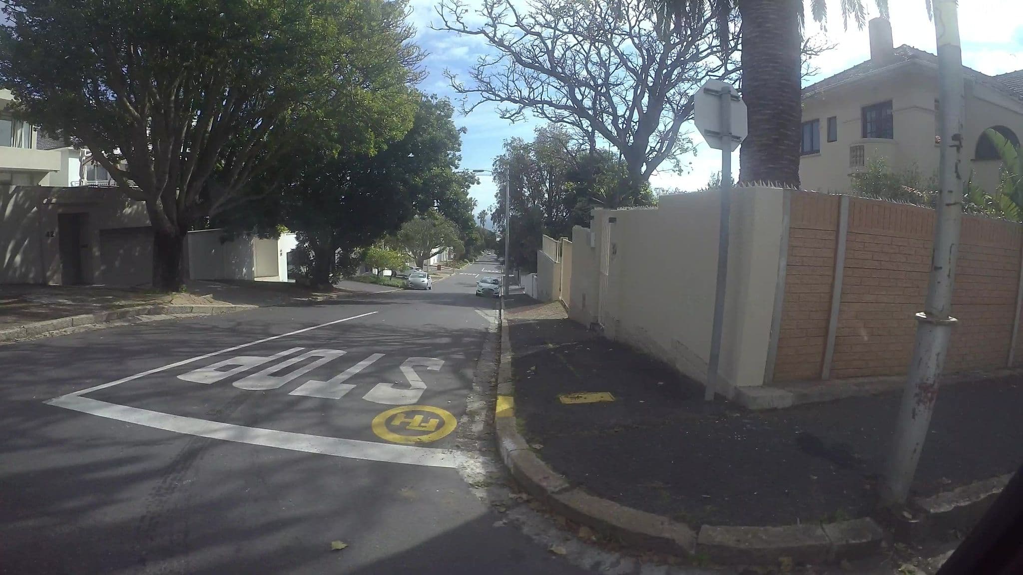 Street view near Maartens Guesthouse, Cape Town