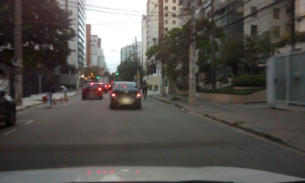 Street view near Hotel Fasano São Paulo Itaim, Itaim Bibi — © thierrytelenav (CC BY-SA · Mapillary)