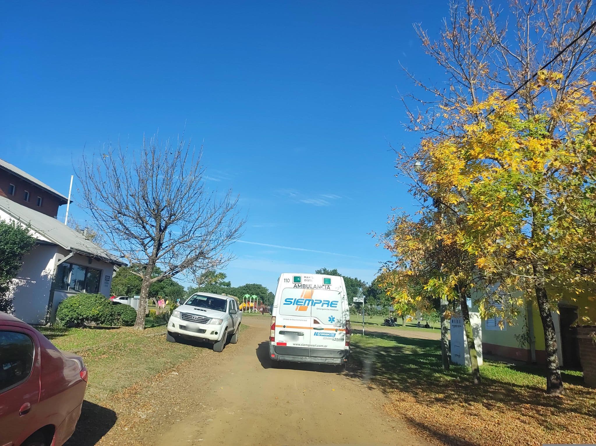 Street view near Complejo Los Fresnos, Chajarí — © diegokrein (CC BY-SA · Mapillary)