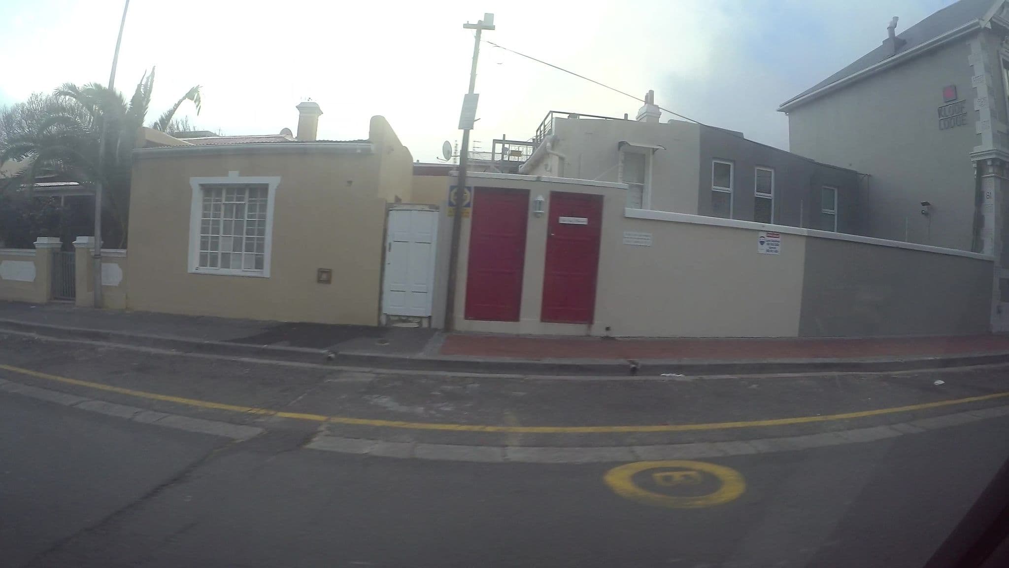 Street view near Capetown Backpackers, Cape Town