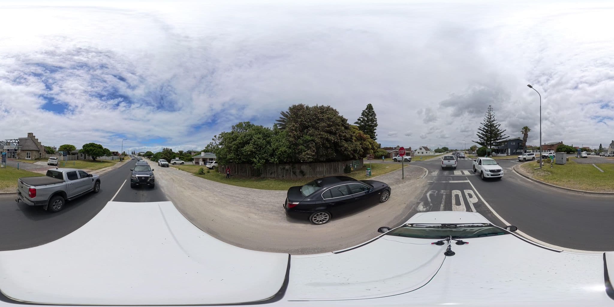 Street view near Cape Agulhas Backpackers, Struisbaai — © abrahamthe (CC BY-SA · Mapillary)