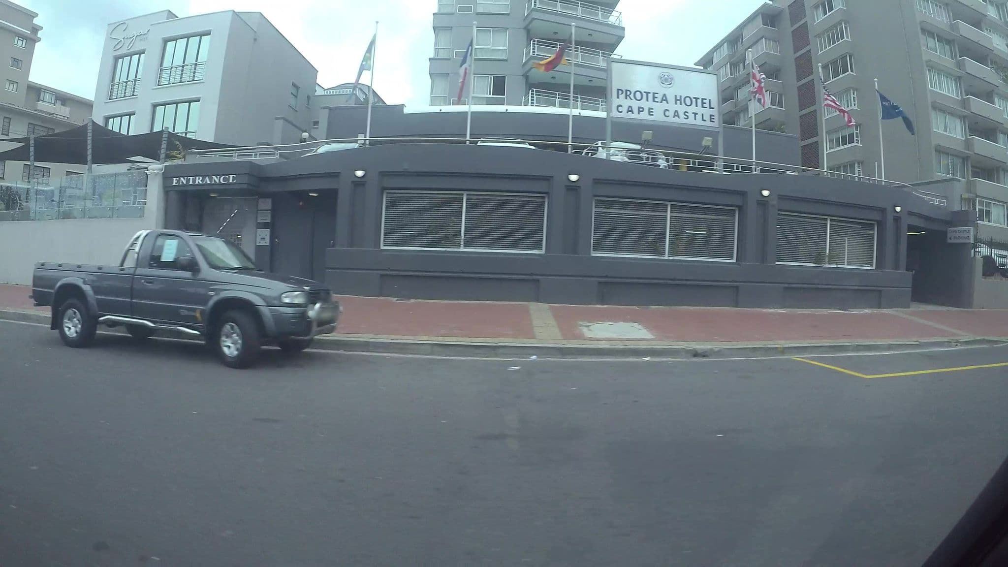 Street view near Point Break Apart Hotel, Cape Town