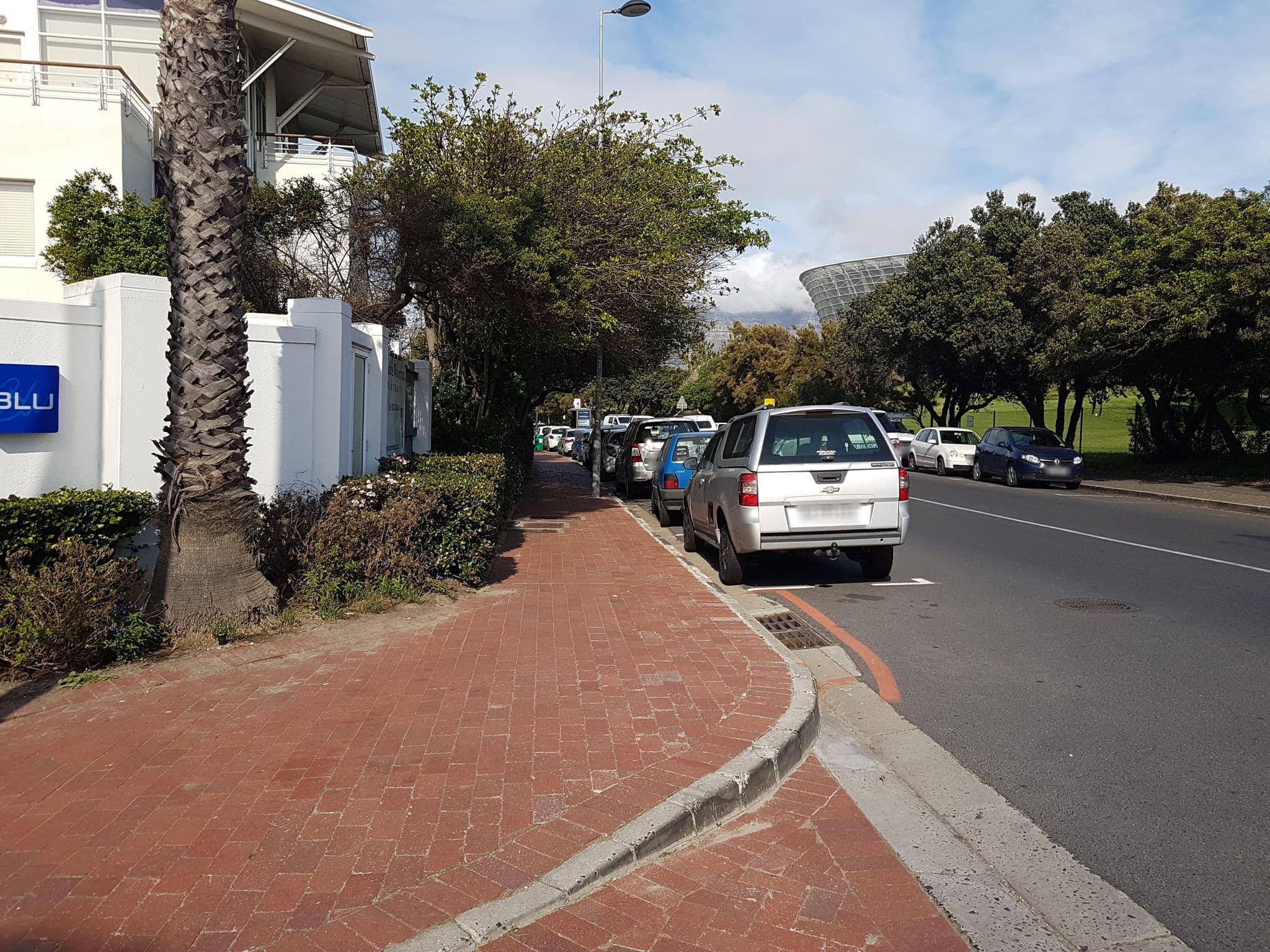Street view near Rad Blue, Cape Town