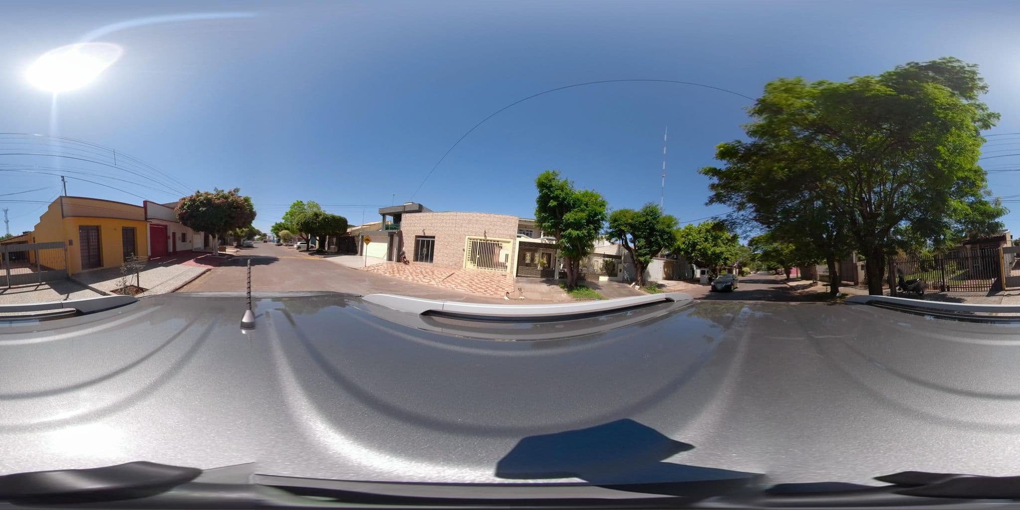Street view near MEDPY hostel 2, Ponta Porã — © cristinasantacruz (CC BY-SA · Mapillary)