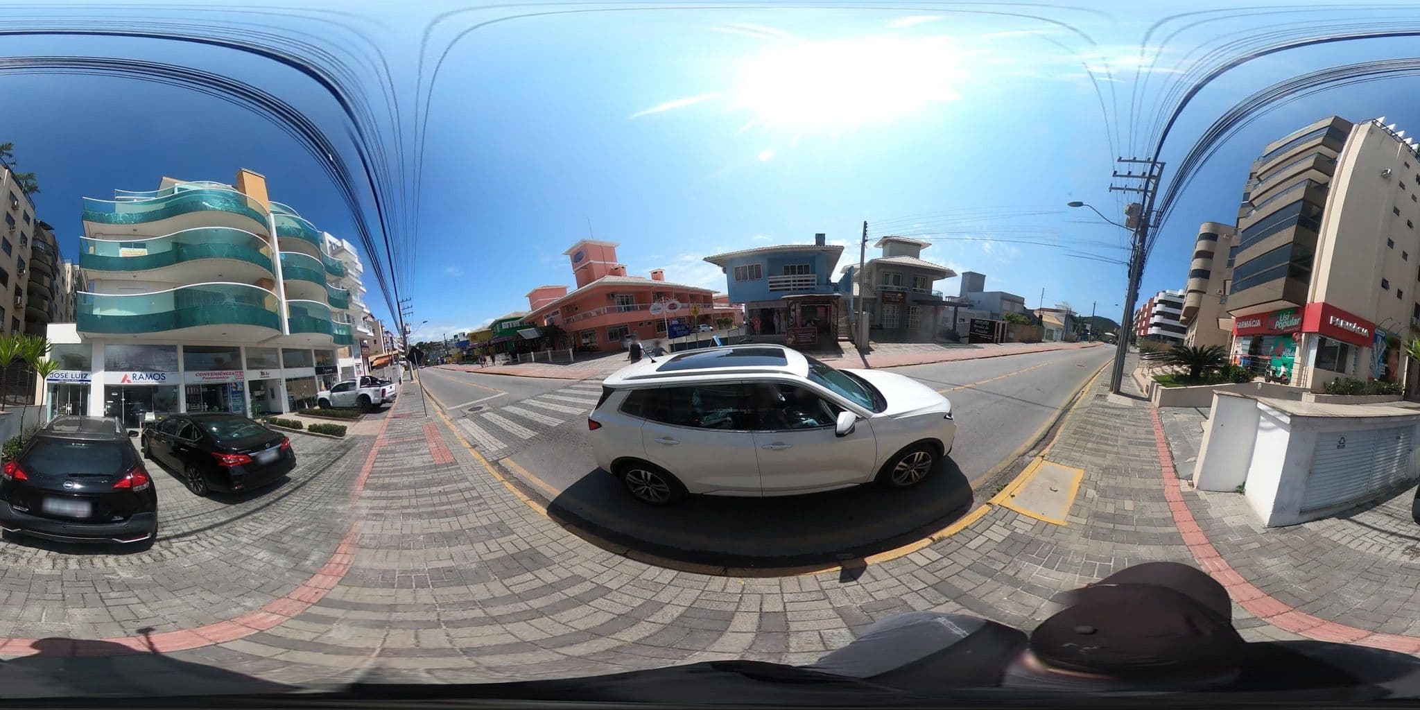 Street view near Pousada Riviera Bombinhas, Bombinhas — © jaderbavaresco (CC BY-SA · Mapillary)