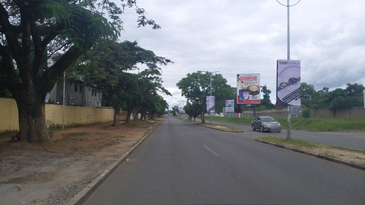 Street view near Pungwe Lodge, Lusaka — © alterblank (CC BY-SA · Mapillary)