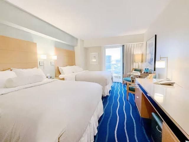 High FL-31st Ala Moana Hotel Premium Double Room with Partial Ocean Views, Hotel in Ala Moana