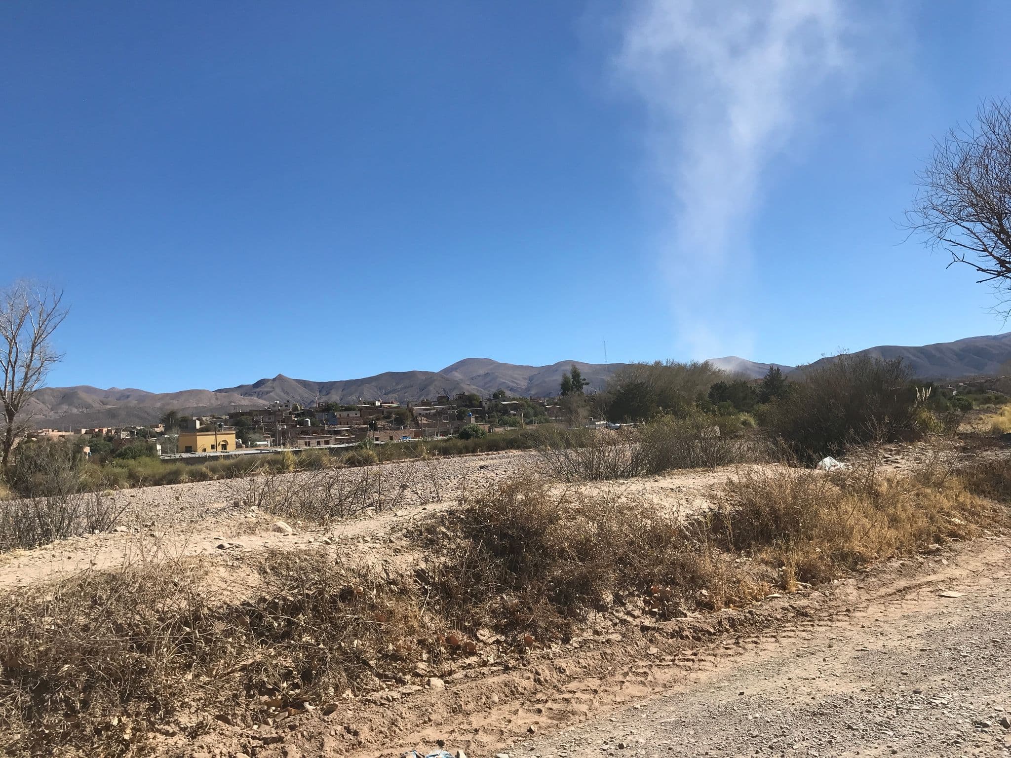 Street view near Hostal El Coquena, Humahuaca — © ejegg (CC BY-SA · Mapillary)