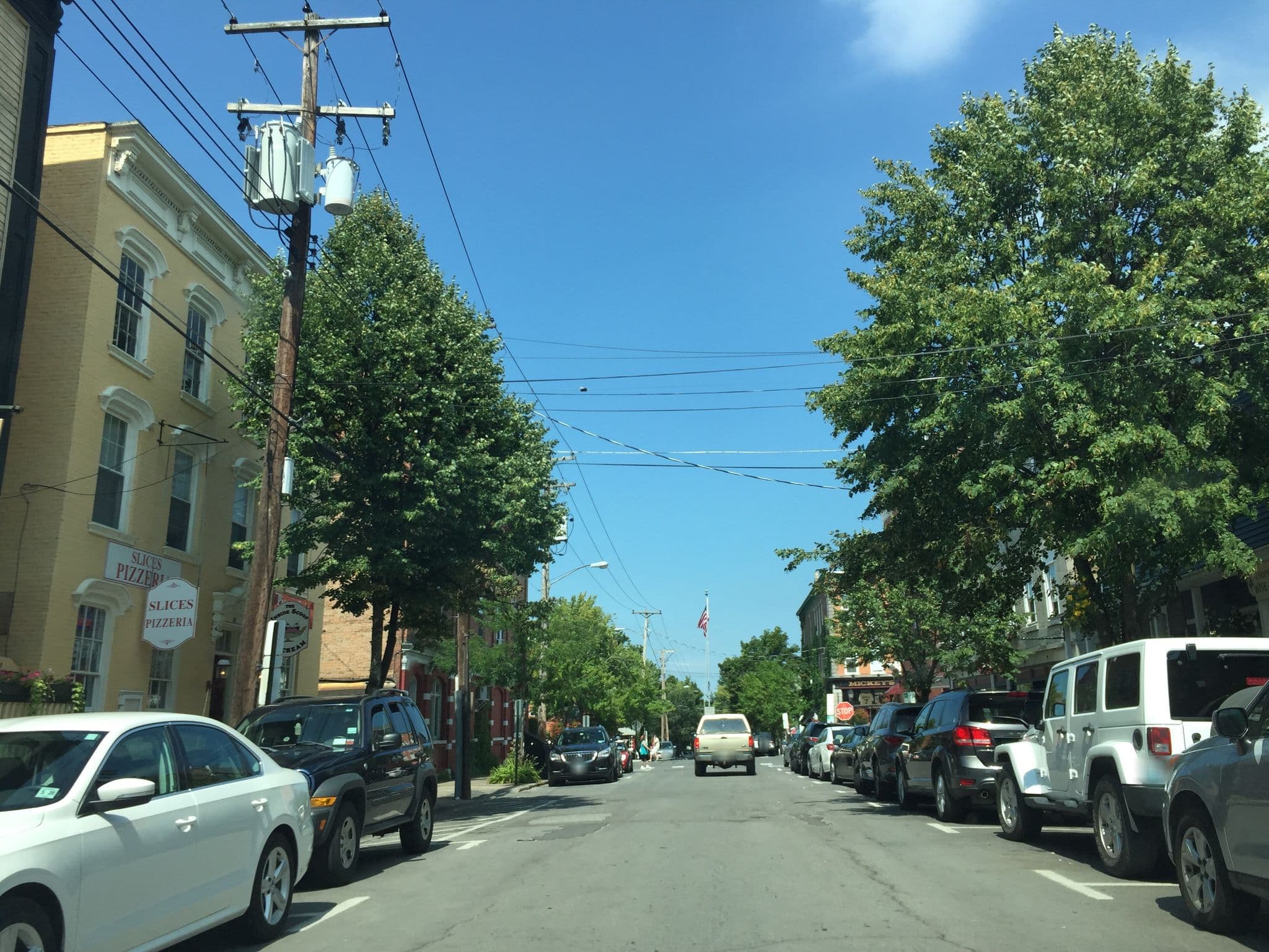 Street view near Hotel Pratt- Cooperstown, NY- Baseball Central- Downtown-, Cooperstown — © mdroads (CC BY-SA · Mapillary)