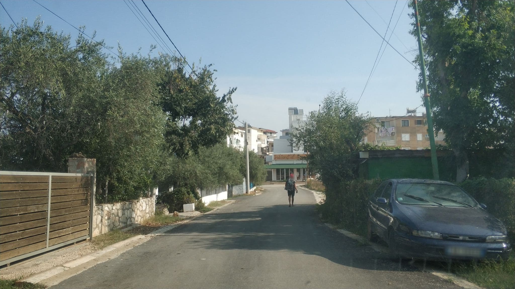 Street view near Villa Bushi, Ksamil — © freddouhelk (CC BY-SA · Mapillary)
