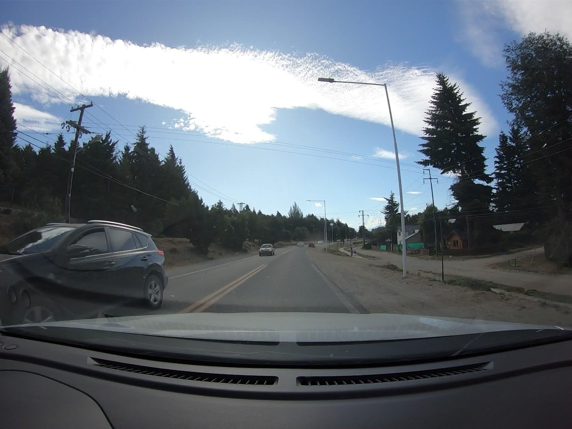 Street view near Cabañas Pinotea, San Carlos de Bariloche