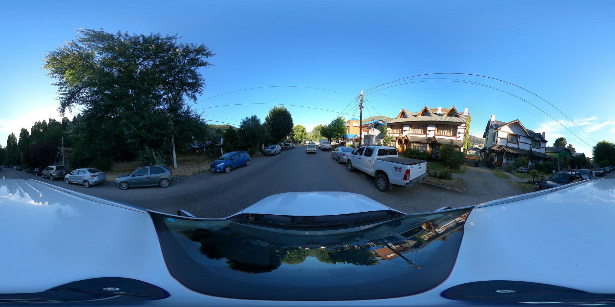 Street view near Cabañas Trabunche, San Martín de los Andes